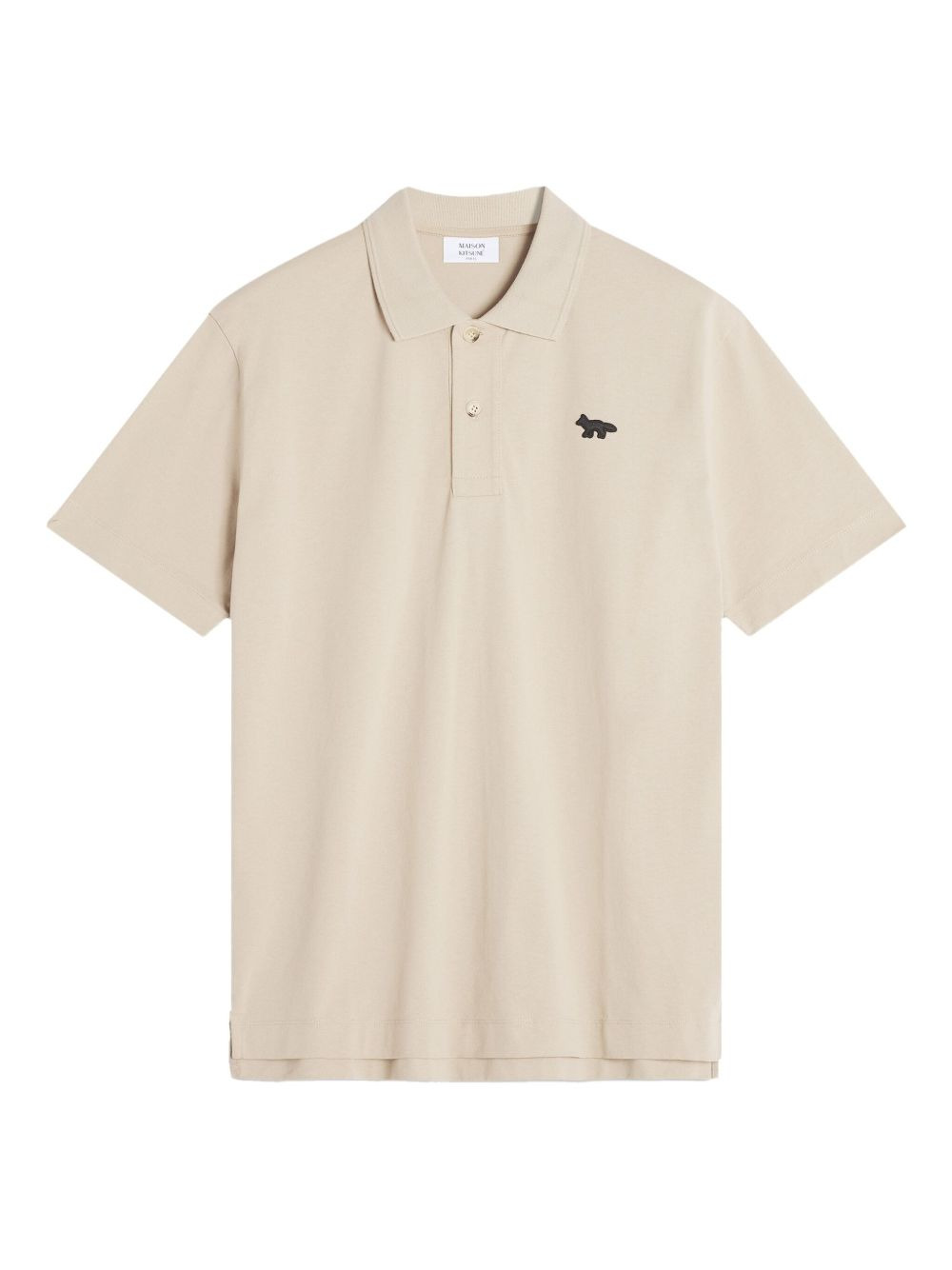 fox-embroidered polo shirt - 1