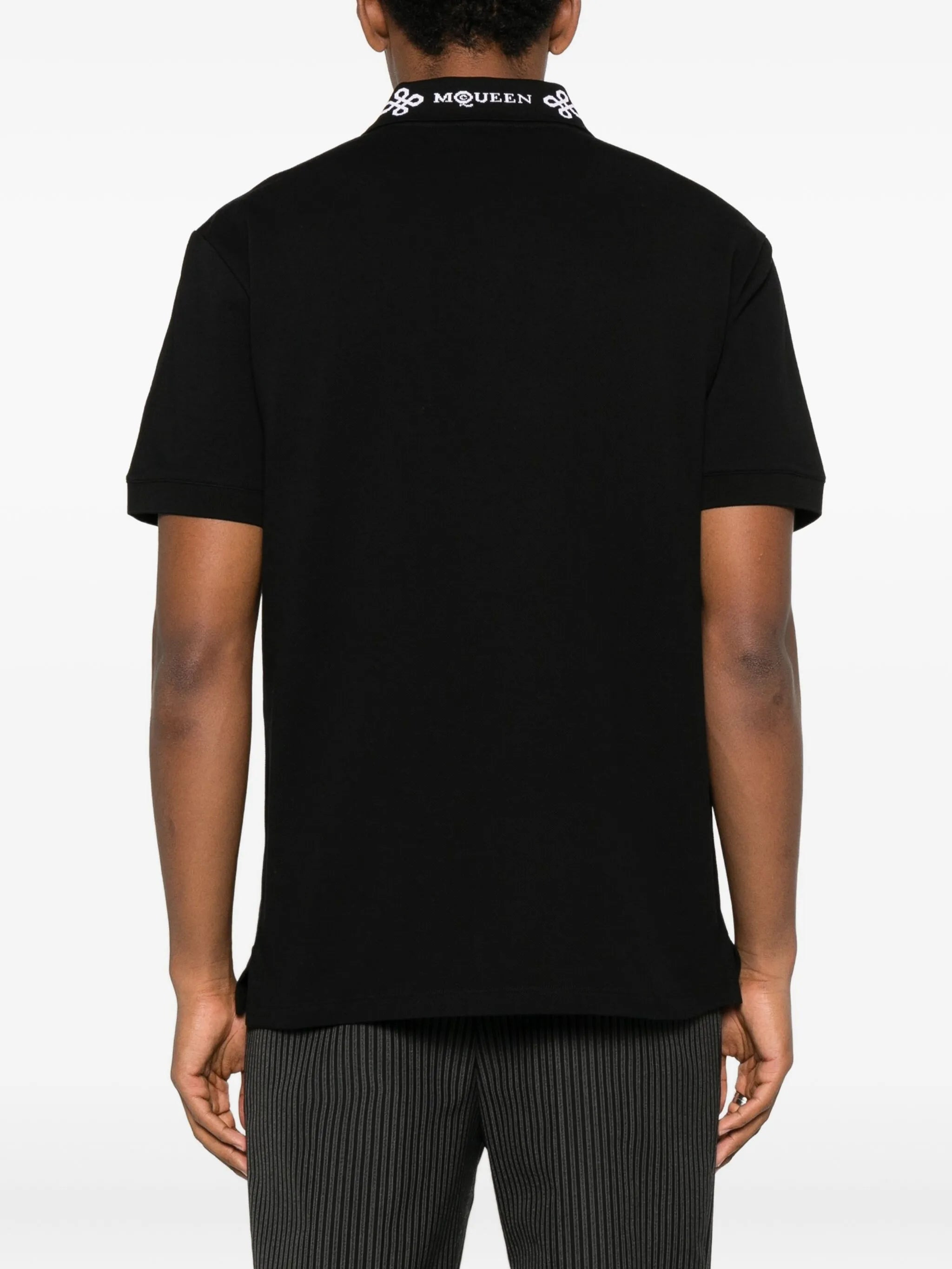 Alexander Mcqueen Stripe-detail Polo Shirt - 3