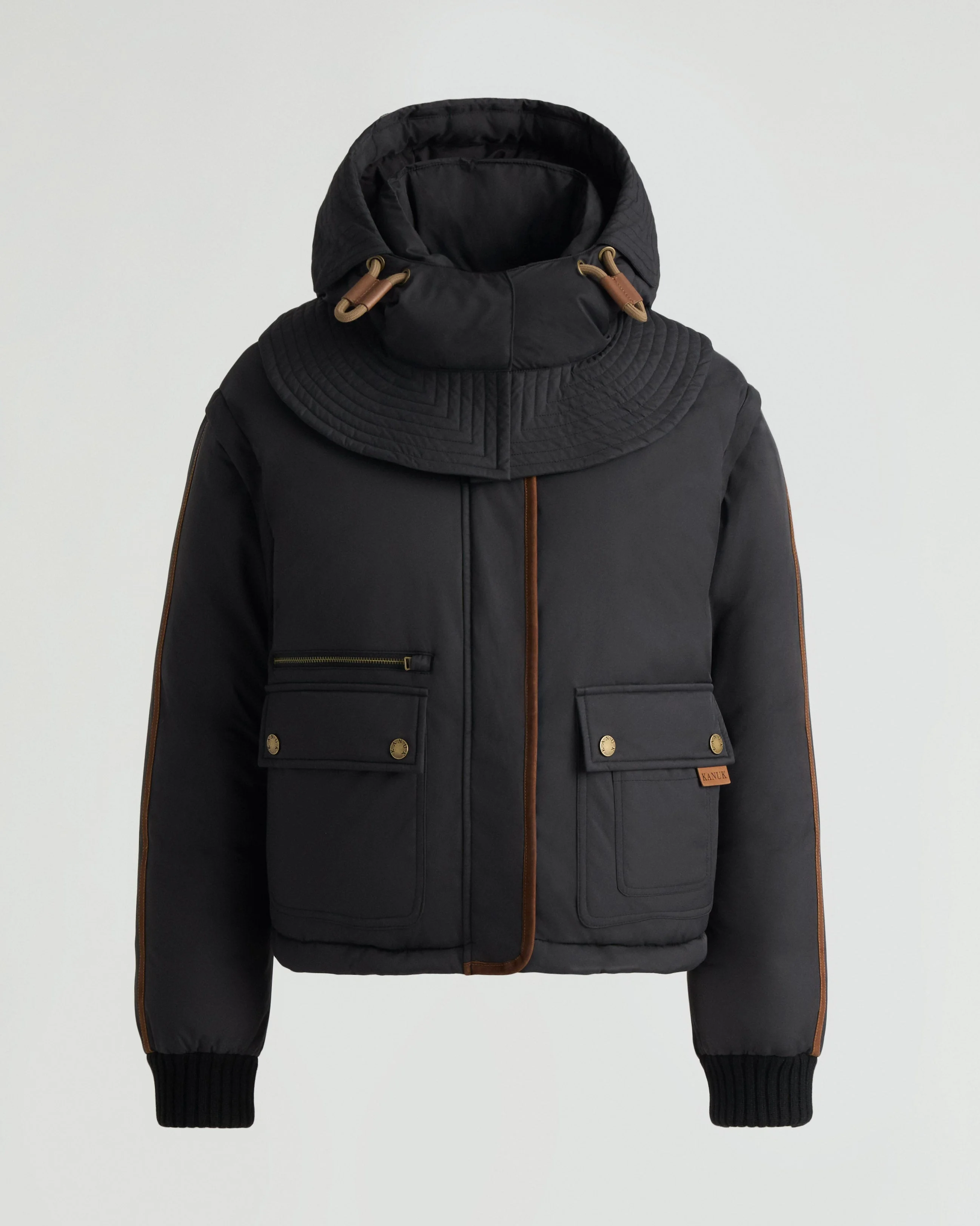 Otarie Cropped 2-In-1 Puffer - 1