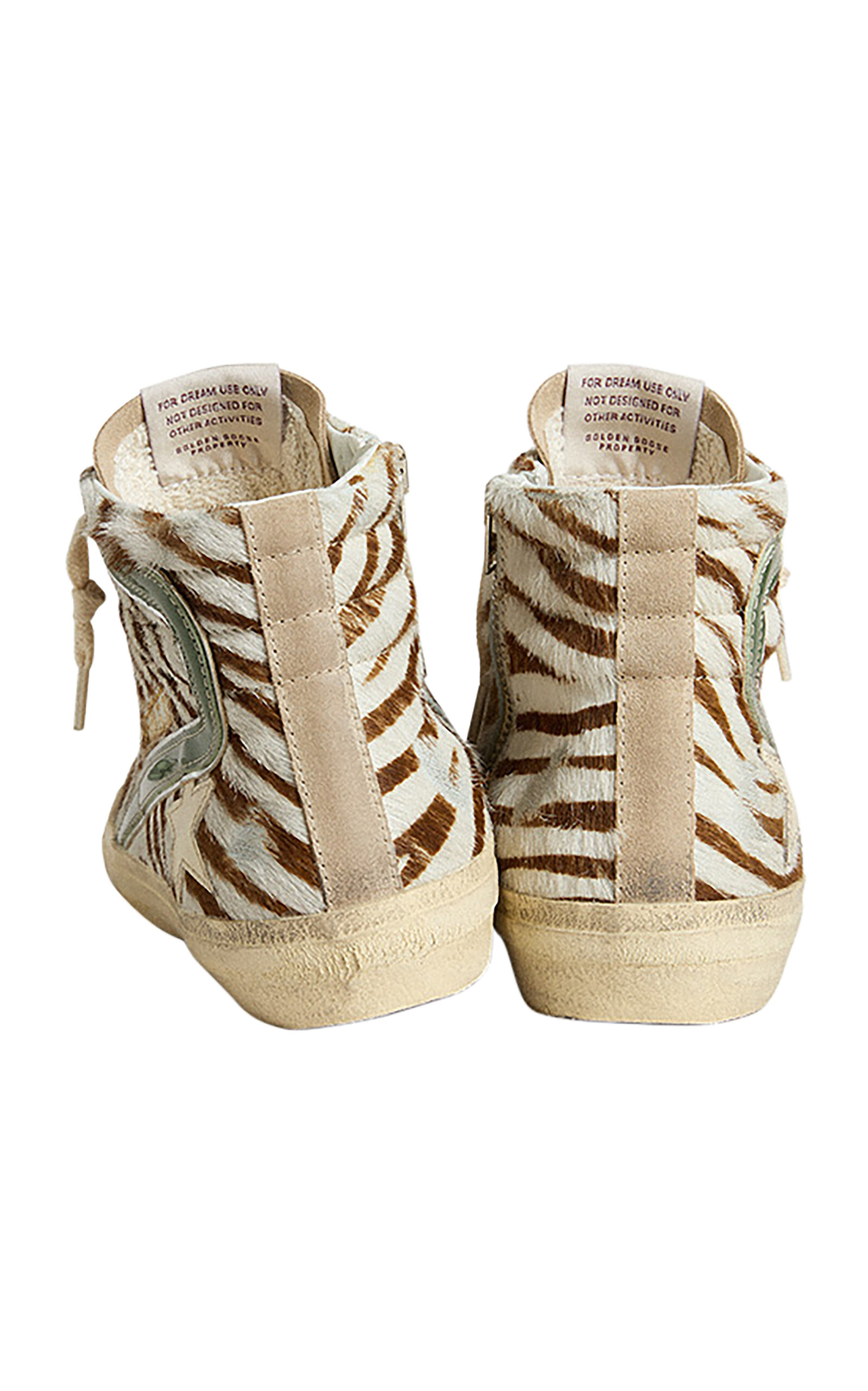 Slide Calf Hair High-Top Sneaker multi - 4
