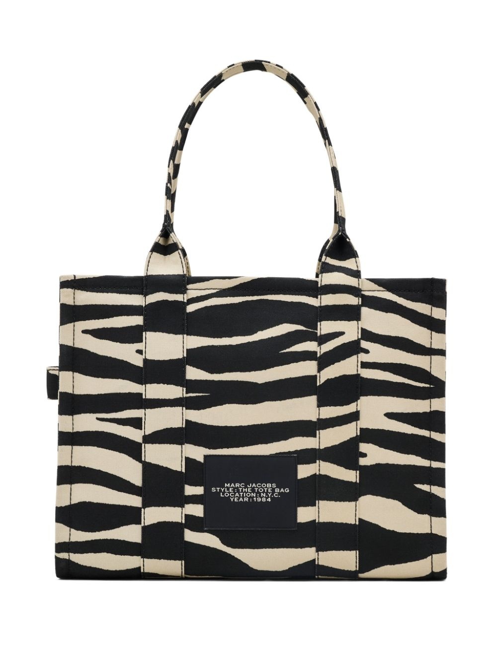 Zebra-print tote bag - 4