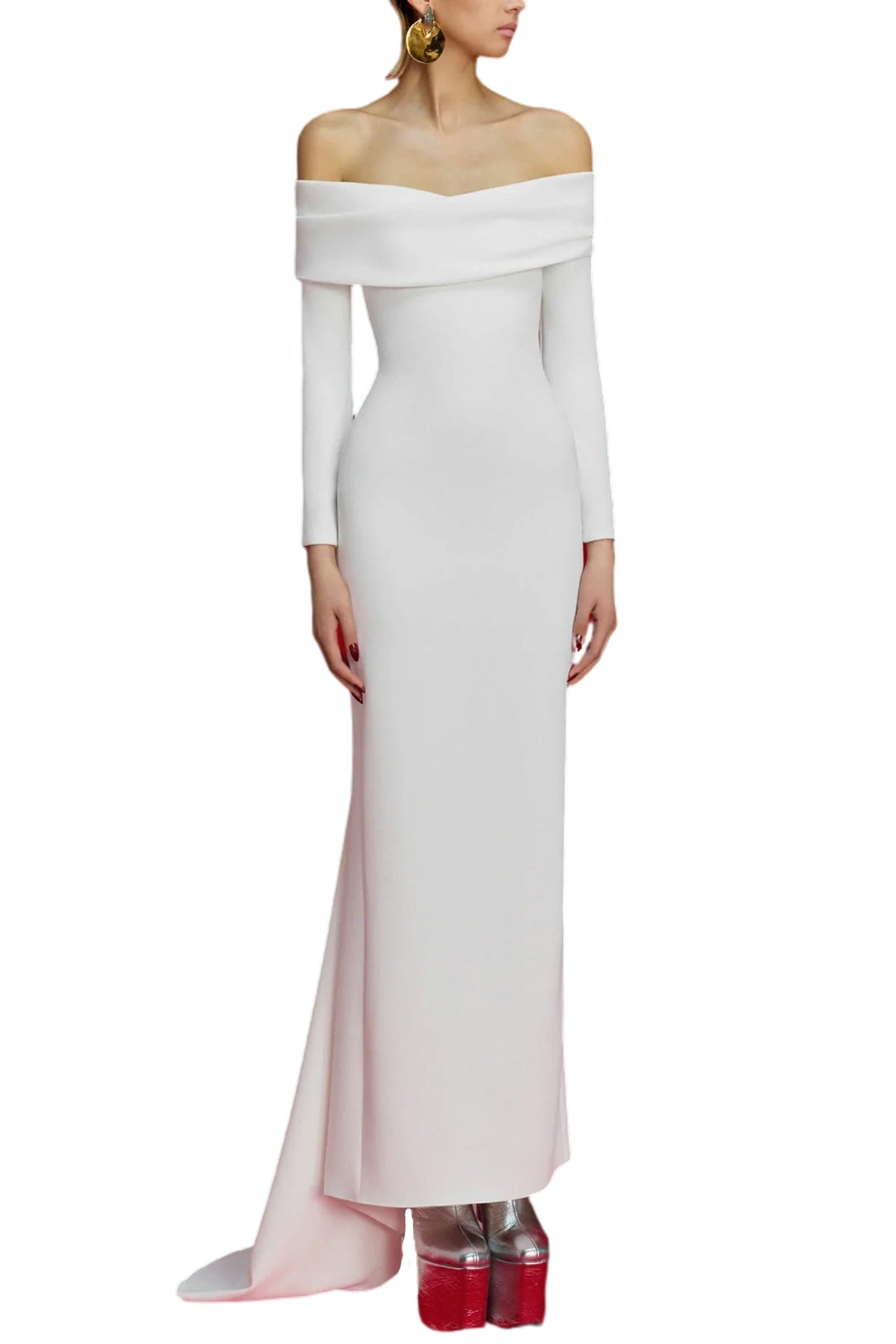 LYLA OFF-SHOULDER GOWN - 1