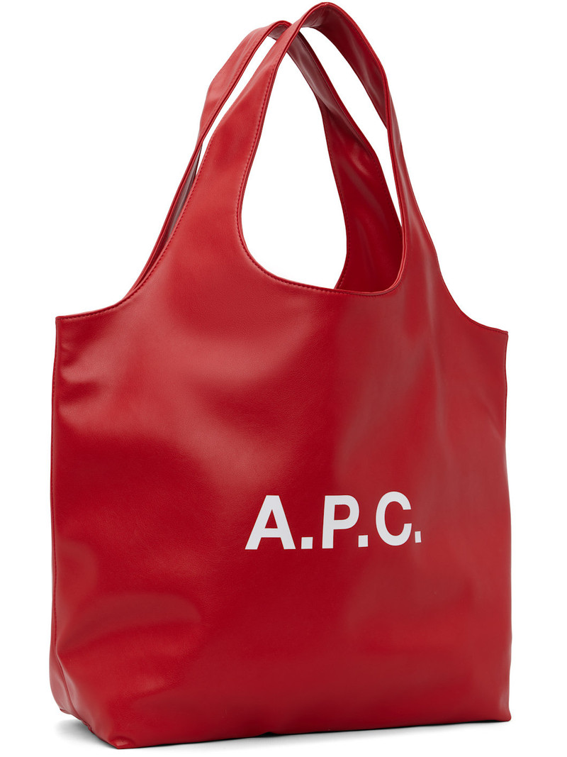 A.P.C. Red Ninon Tote outlook