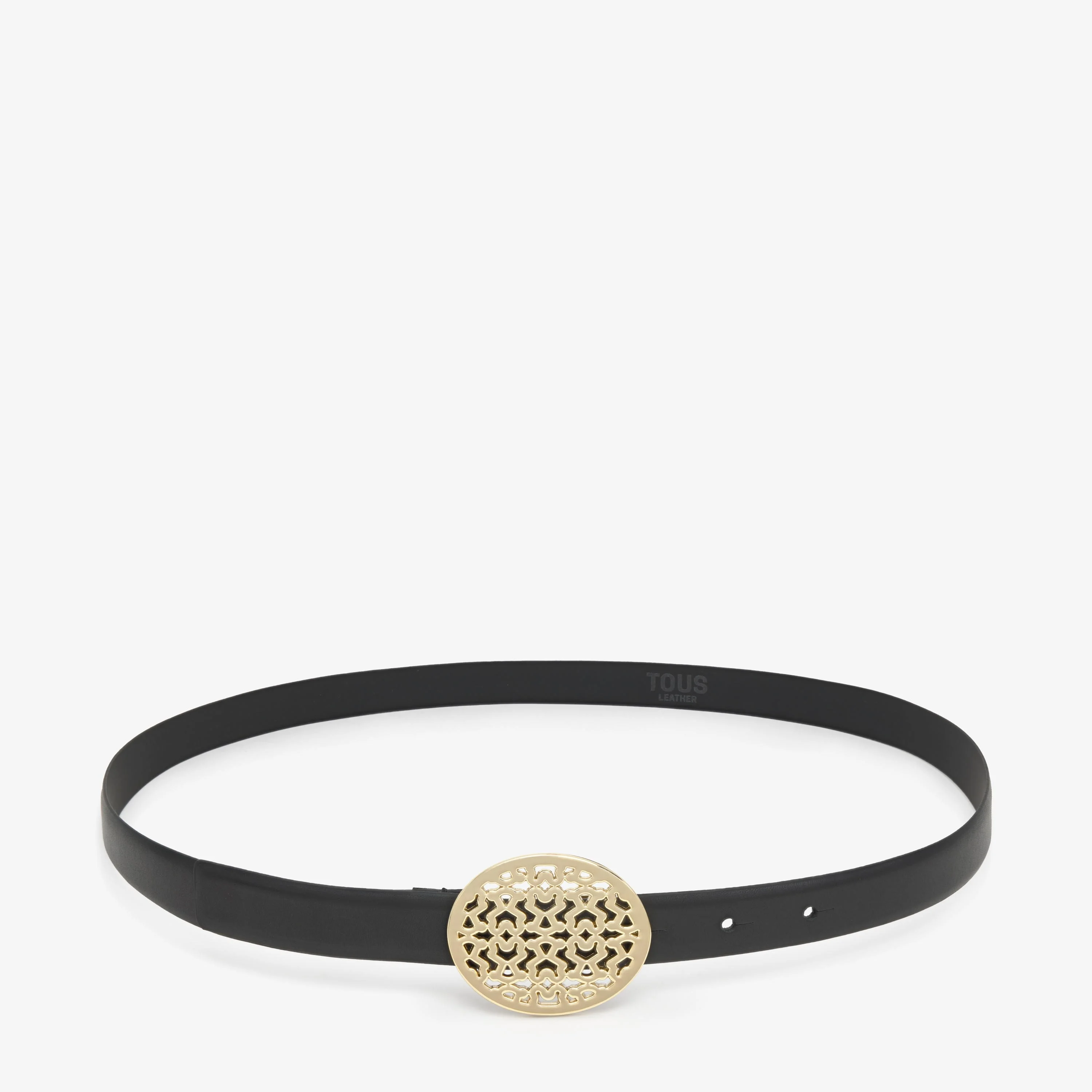 990-mm black leather Belt TOUS Bear Shock - 1