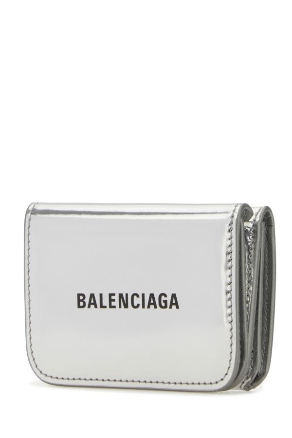 Silver leather wallet - 2