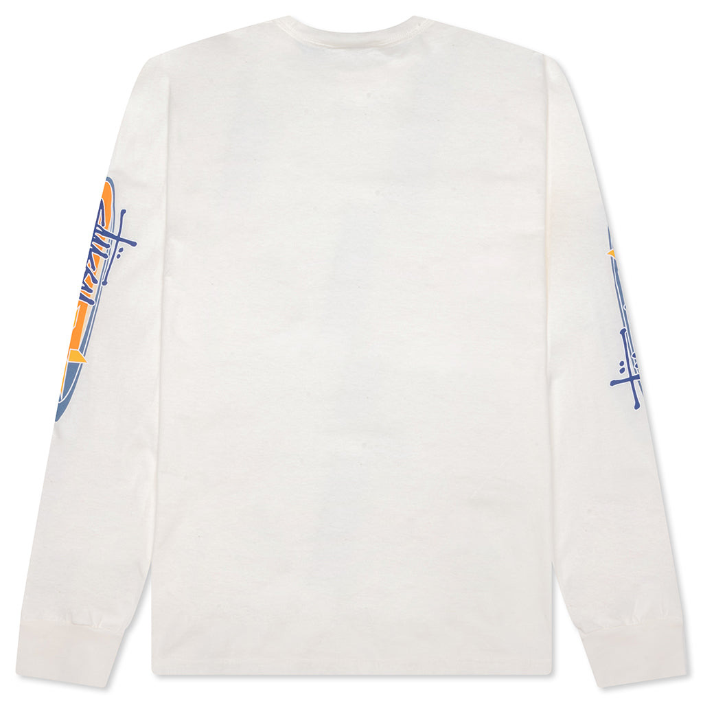TWO STAR PIGMENT DYED L/S TEE - NATURAL - 2