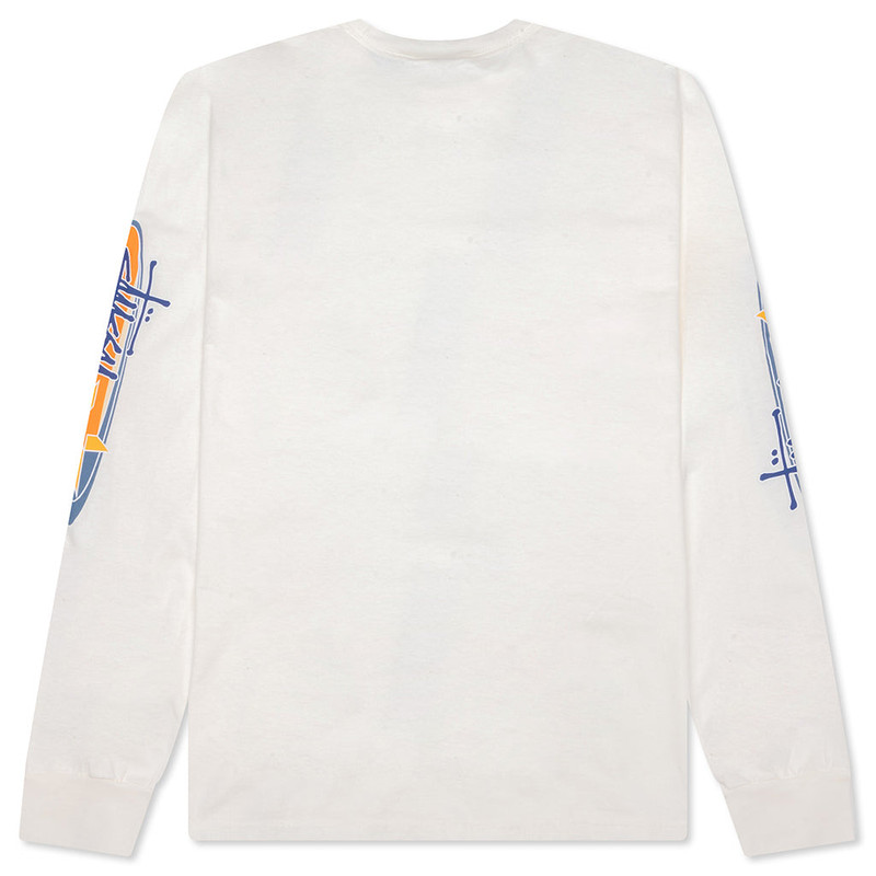 Stüssy TWO STAR PIGMENT DYED L/S TEE - NATURAL outlook