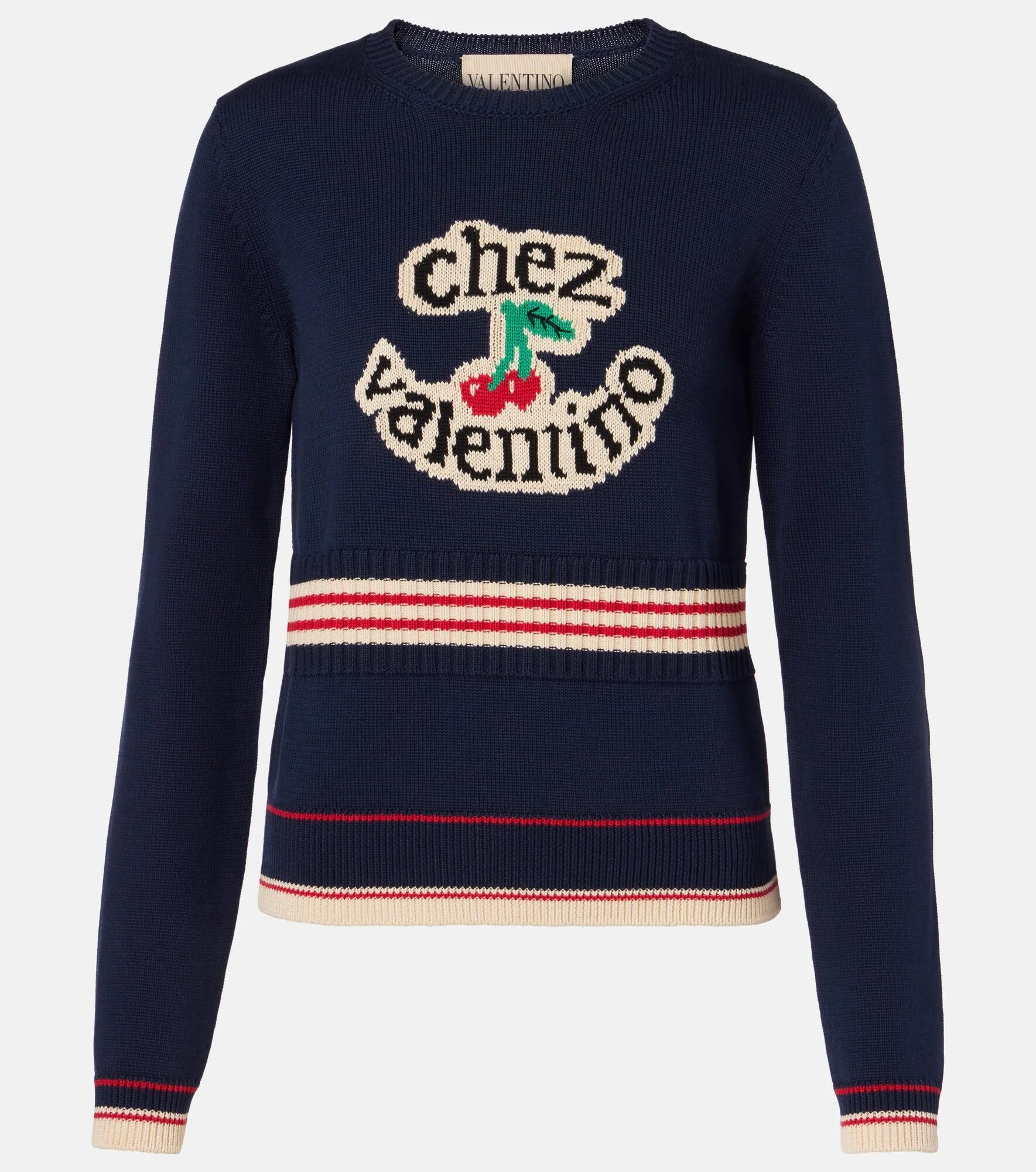 Chez Valentino cotton sweater - 1