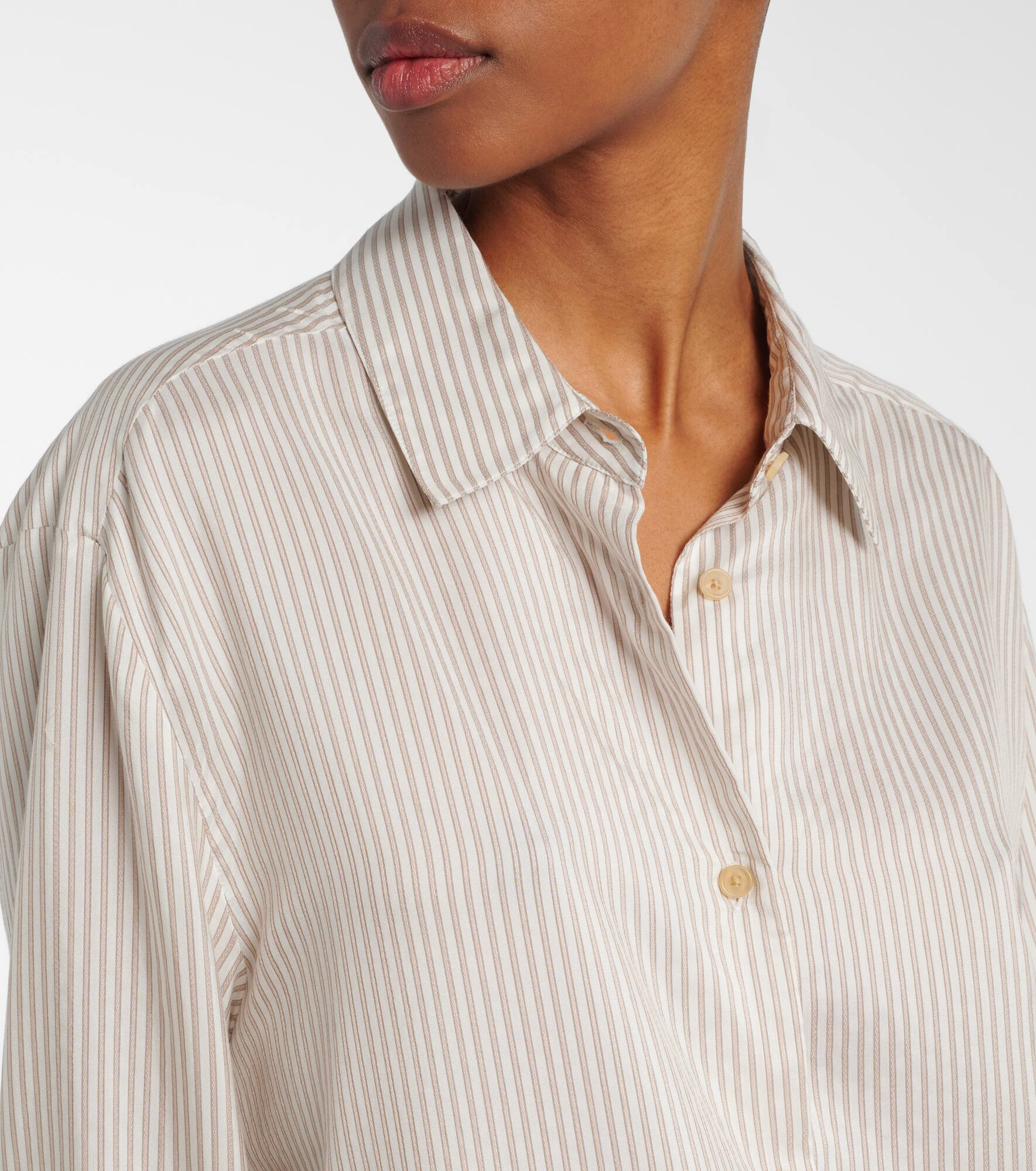 Agro striped silk shirt - 4
