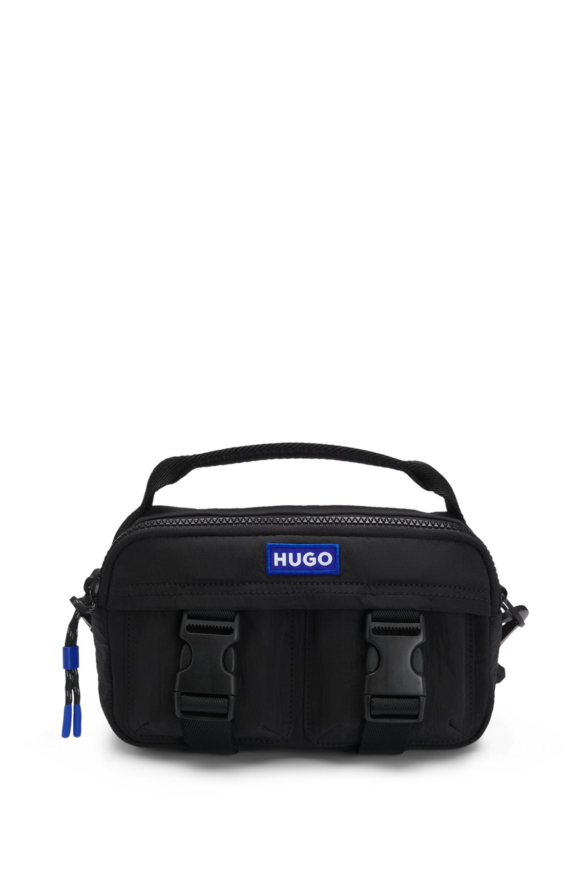 REPORTER BAG WITH BLUE LOGO LABEL - 2