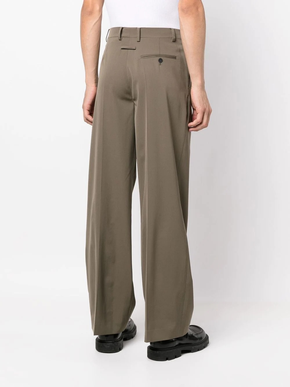 wide-leg tailored trousers - 4