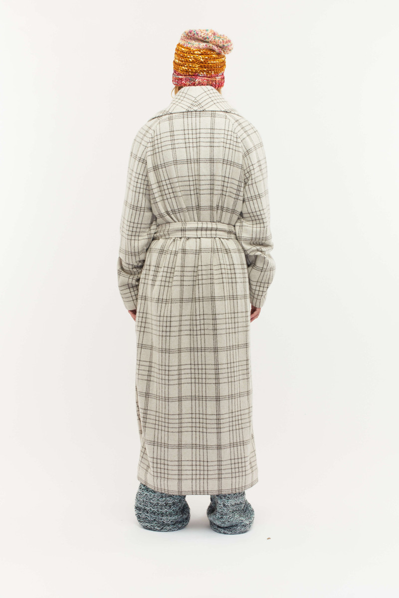 SABLE PLAID OVERCOAT 4