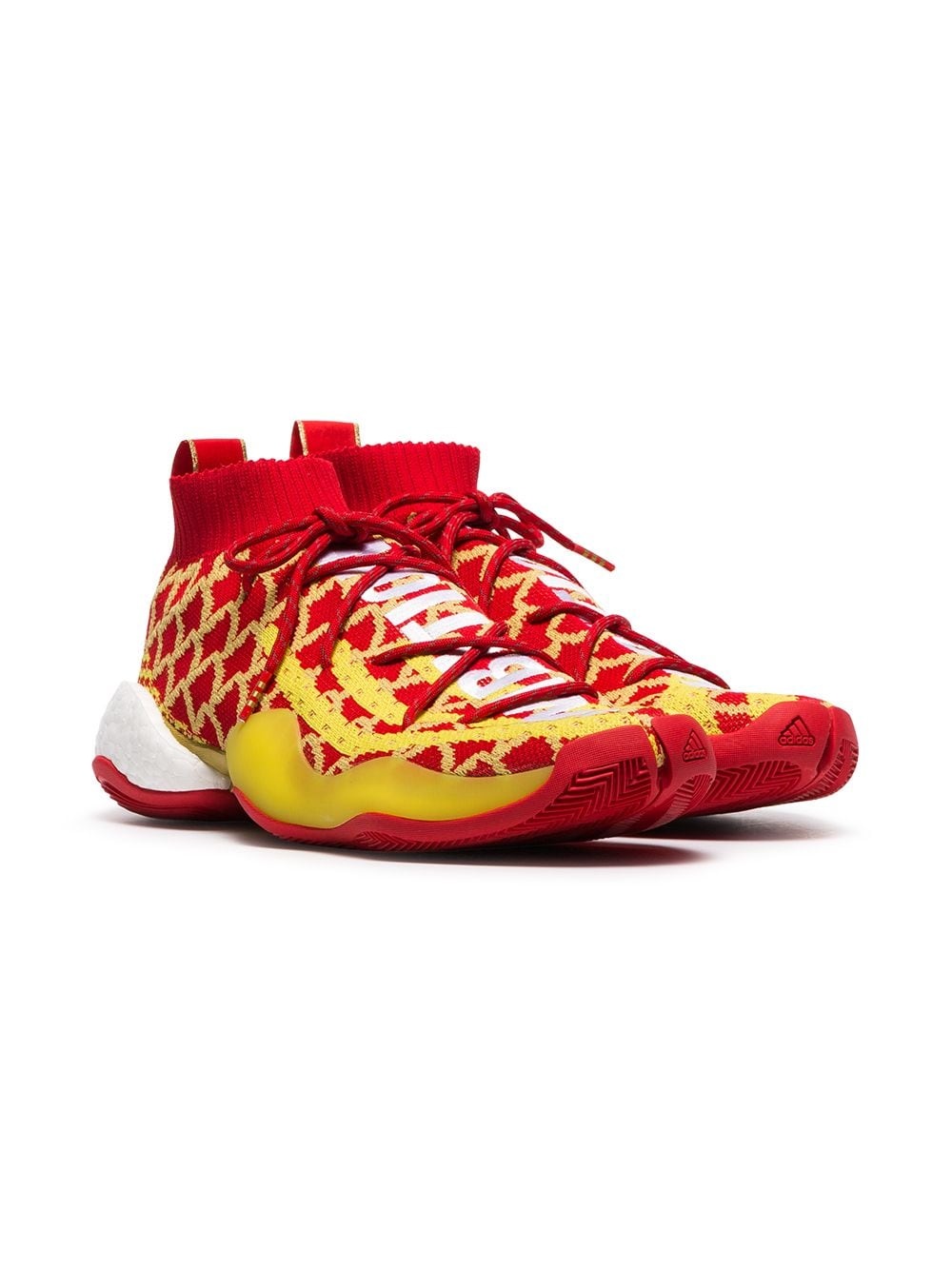 x Pharrell Williams CNY BYW cotton low top sneakers - 3