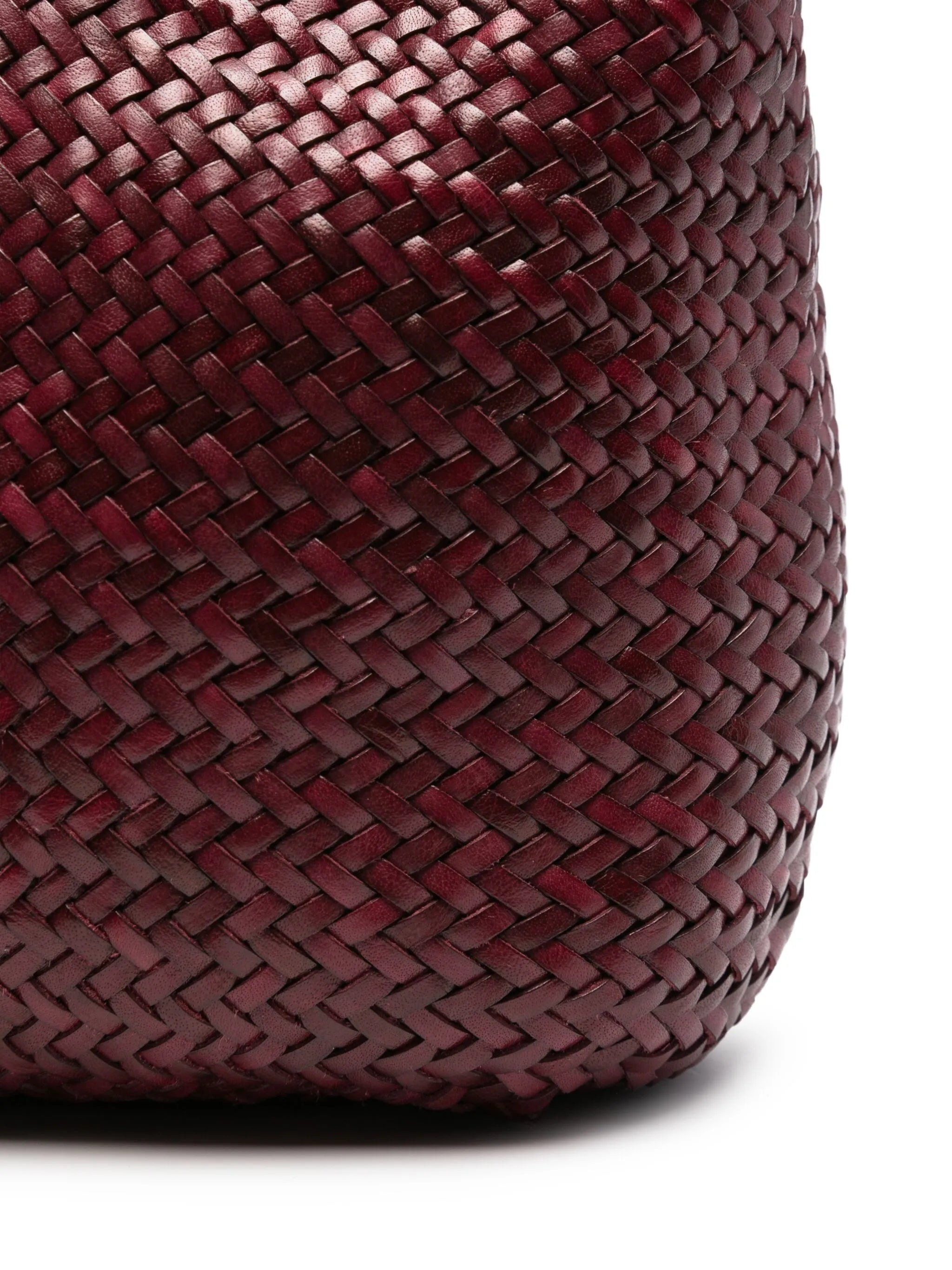 Dragon Diffusion Woven Leather Shoulder Bag - 4