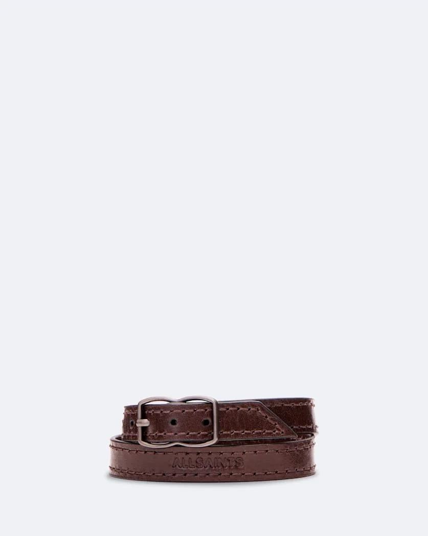 SILOH LEATHER DOUBLE-WRAP BRACELET - 1