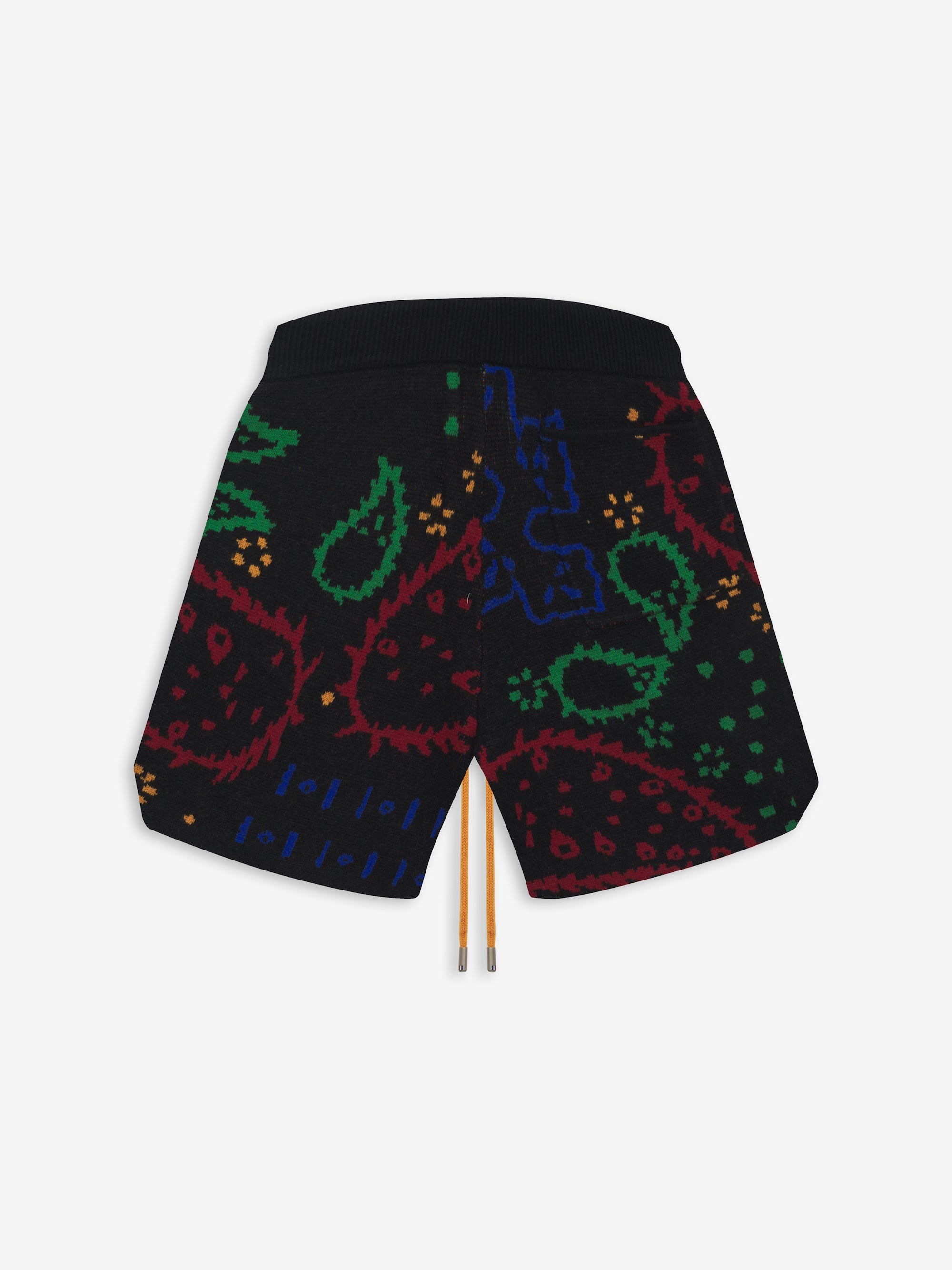 KNIT BANDANA SHORTS - 2