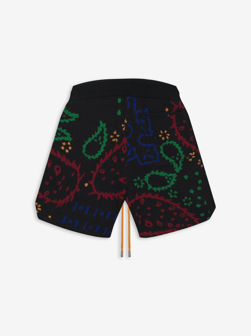 Rhude KNIT BANDANA SHORTS outlook