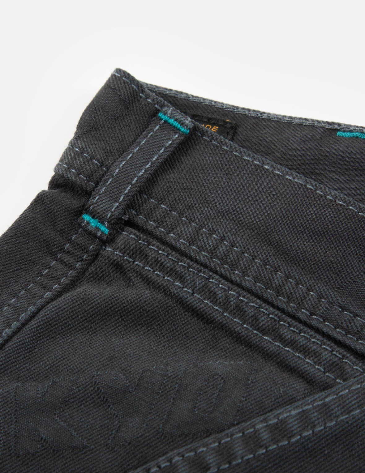 ALLOVER LOGO JACQUARD SHORTS WITH MULTIPLE POCKETS - 9