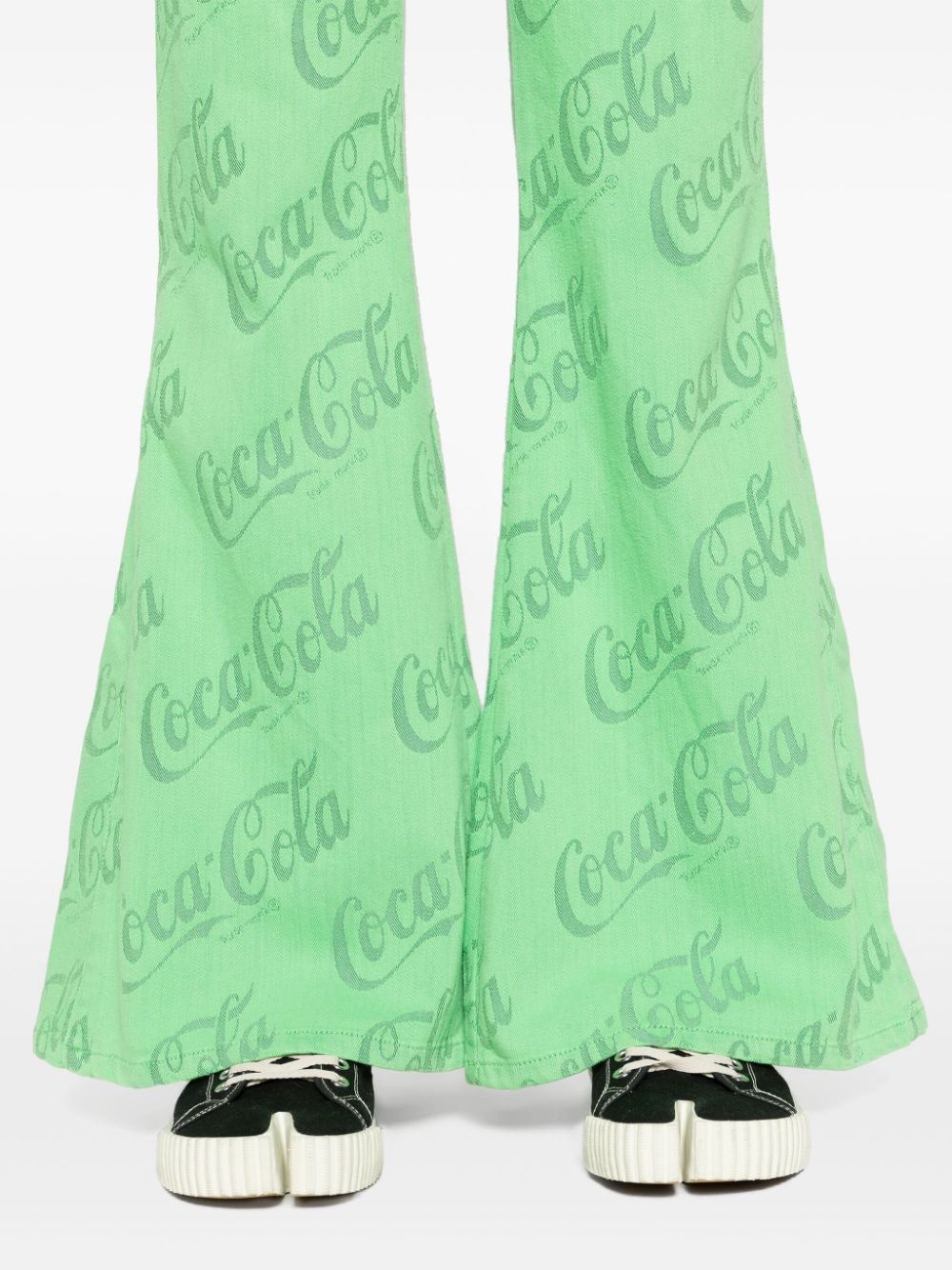 x Coca-Cola mid-rise flared jeans - 6