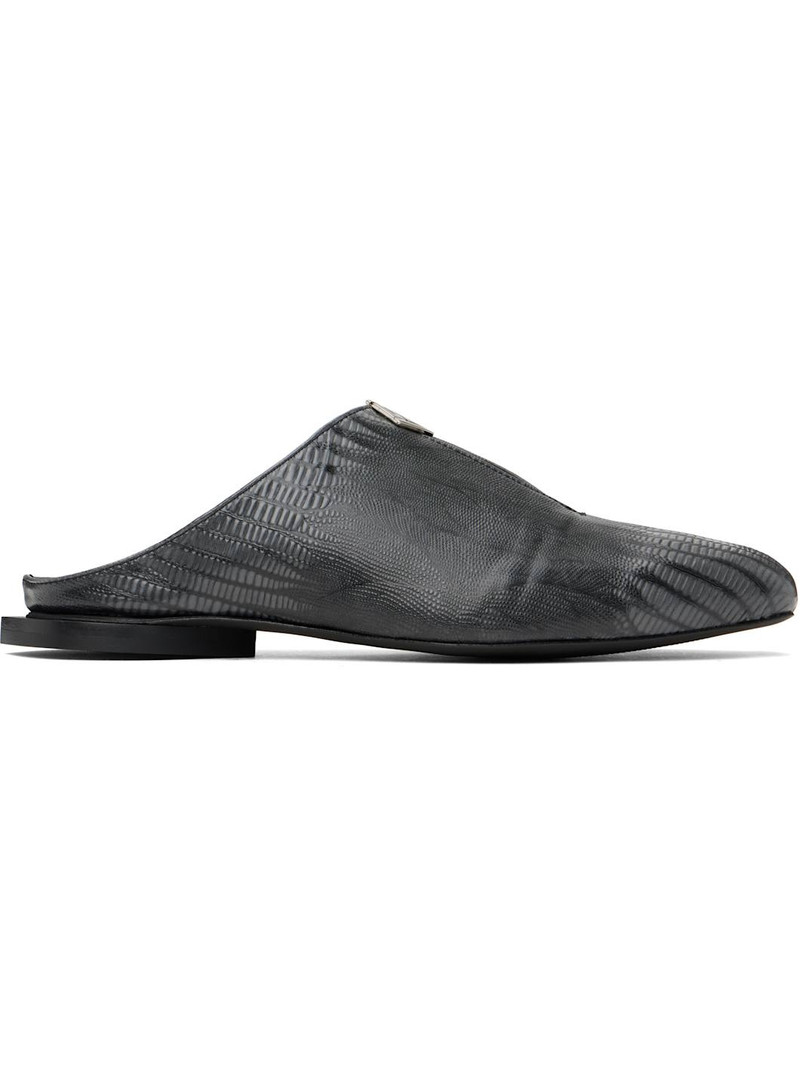 Gray Jamal Slit Slippers 1