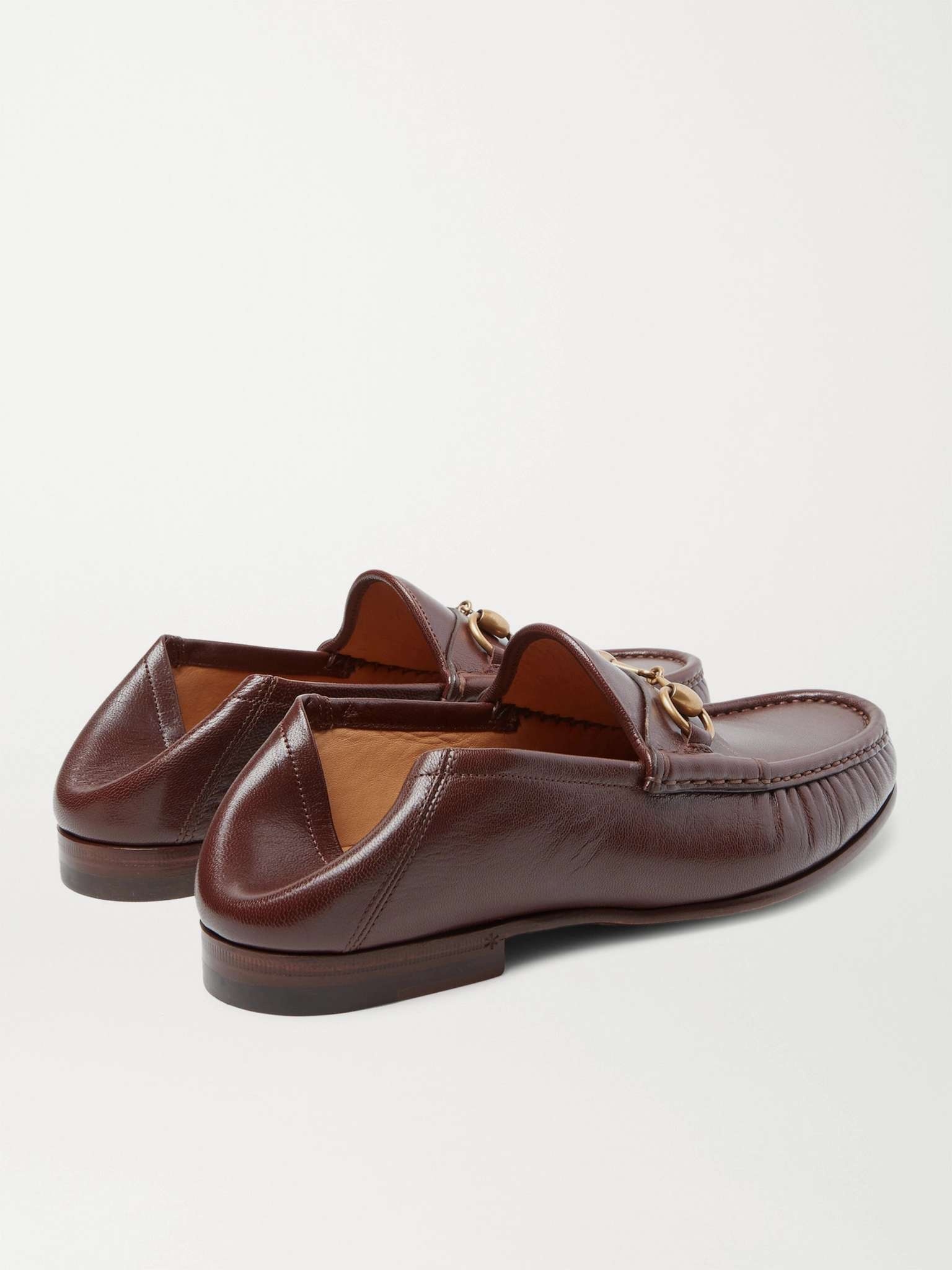 Easy Roos Horsebit Collapsible-Heel Leather Loafers - 9