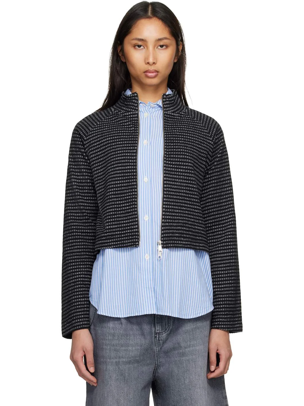 Brown Covet Full Zip Sweatshirt - 1