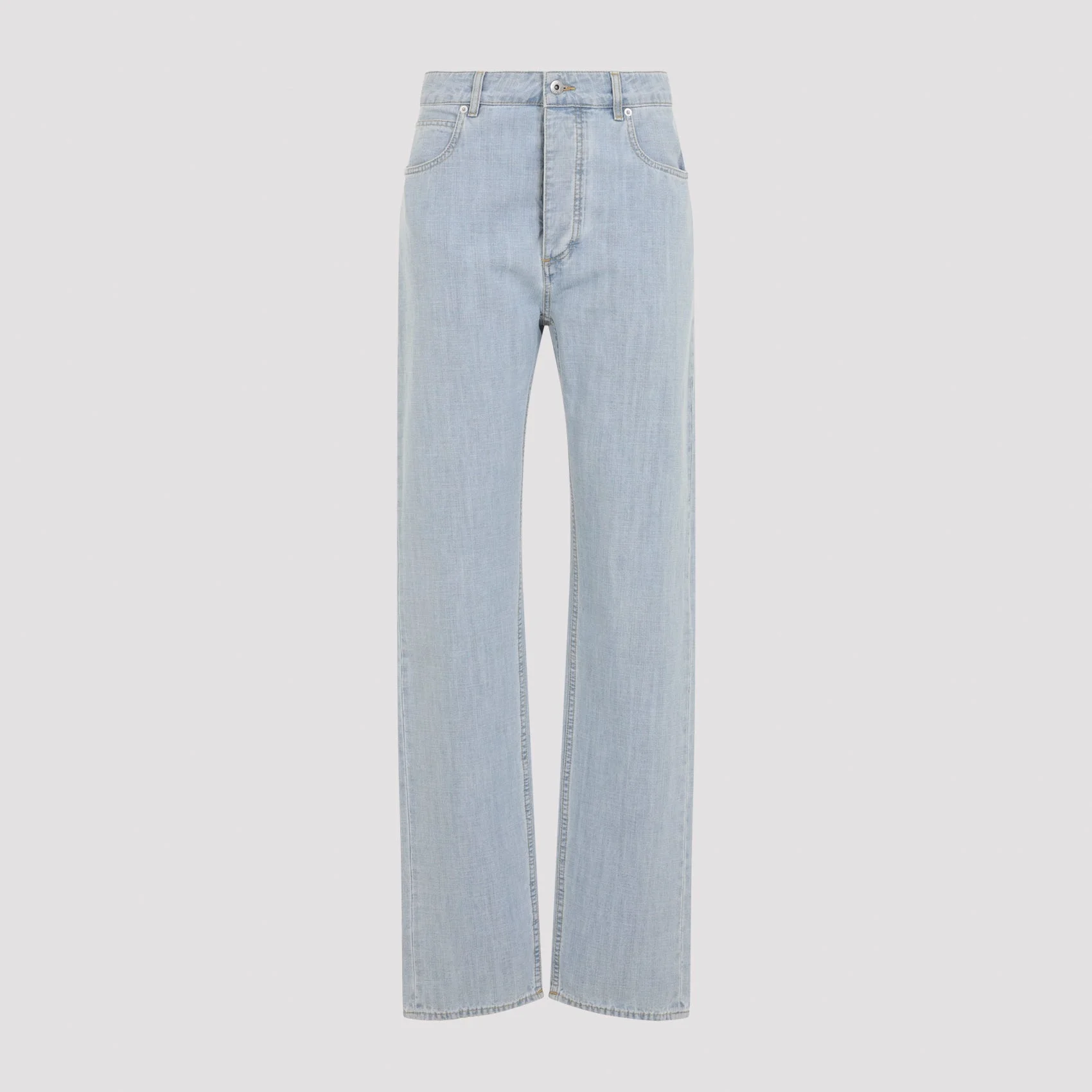 Bottega Veneta Chambray Straight Pants - 1