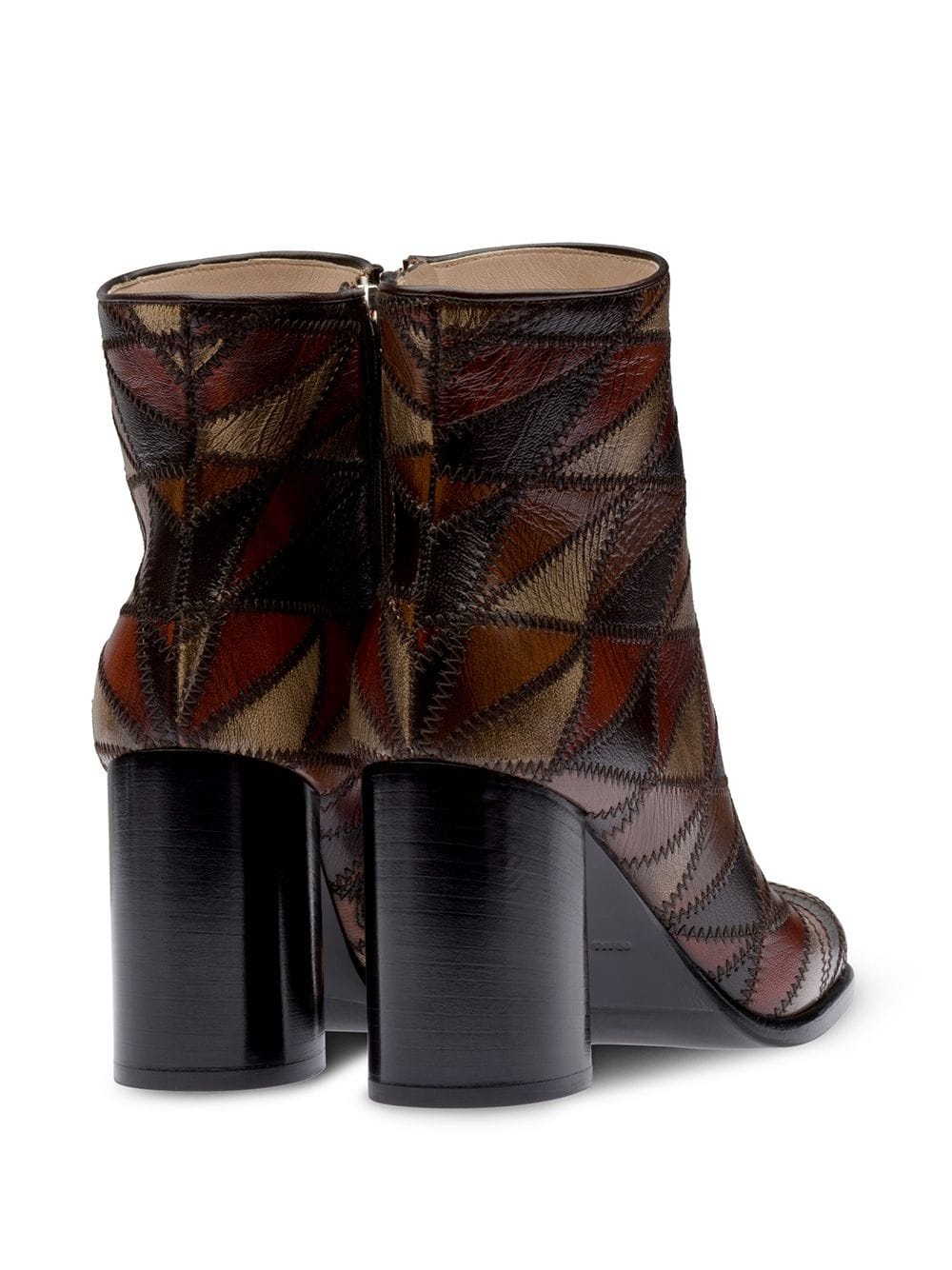 geometric pattern ankle boots - 3