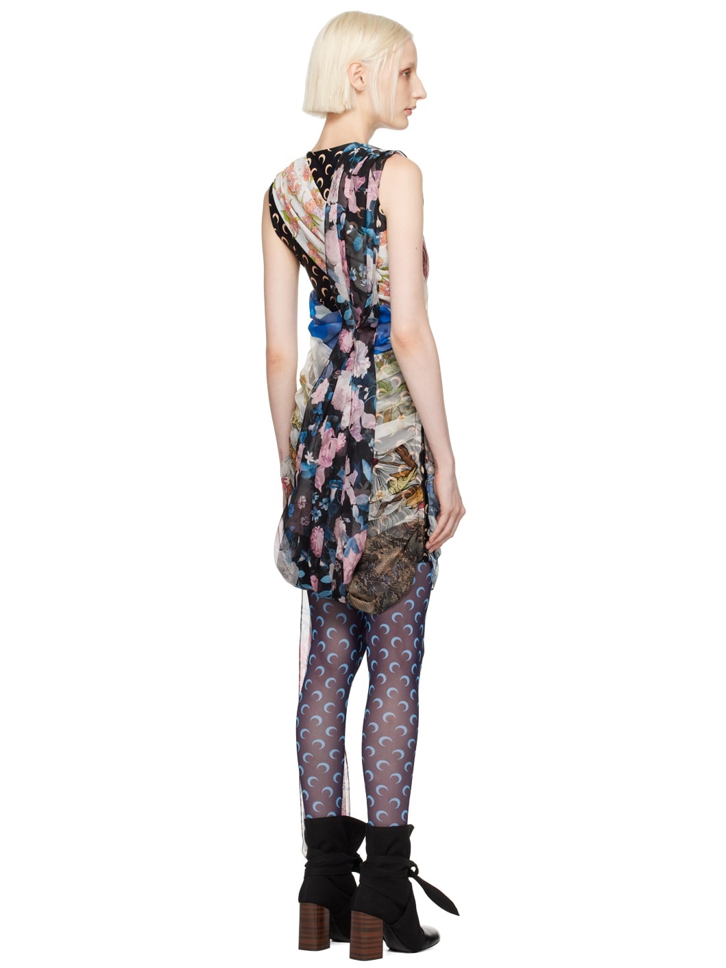 Multicolor Scarves Midi Dress - 3