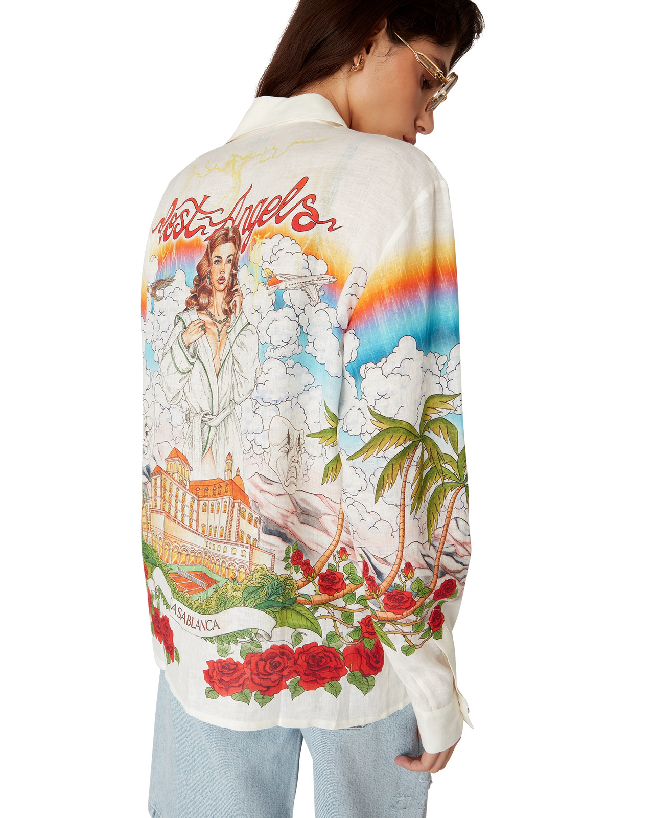 Chateau Marmont Linen Shirt | Casablanca Paris - 4
