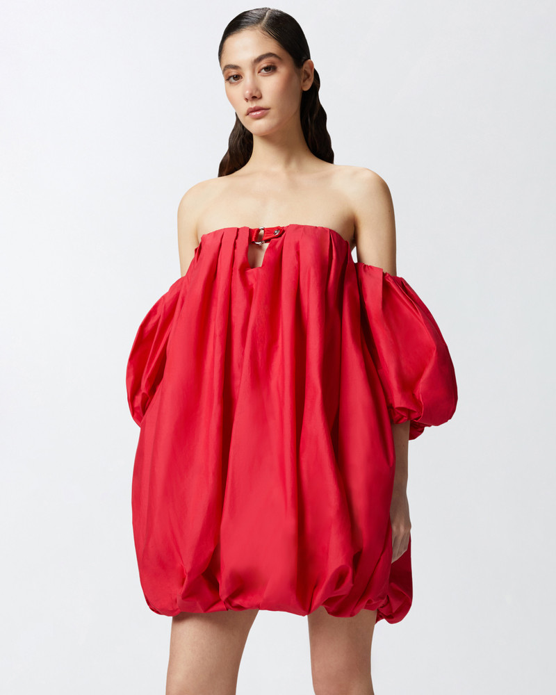 POPLIN BALLOON MINI DRESS 3