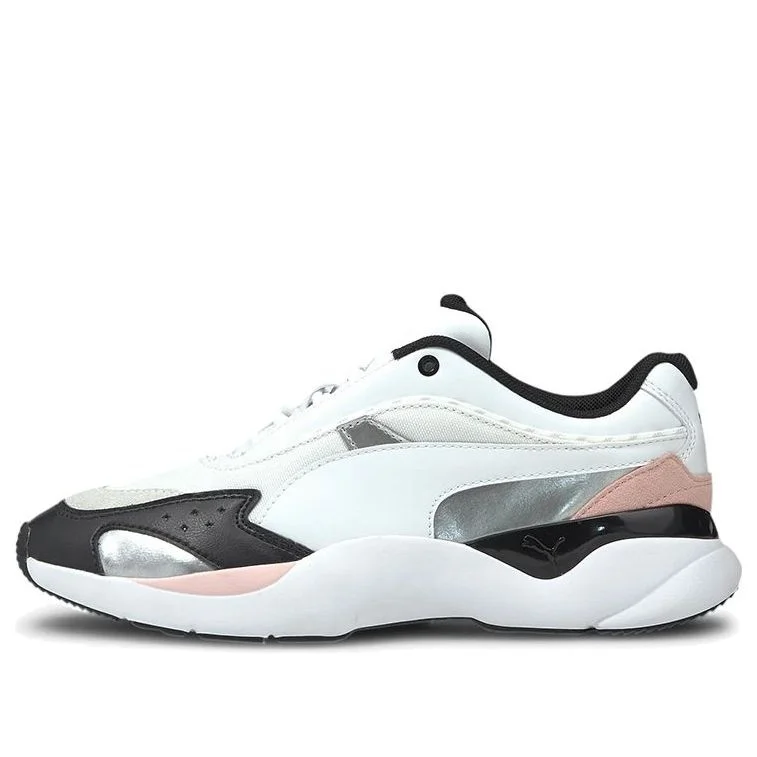 (WMNS) PUMA Lia FS Low White/Black/Silver 373441-01 - 1