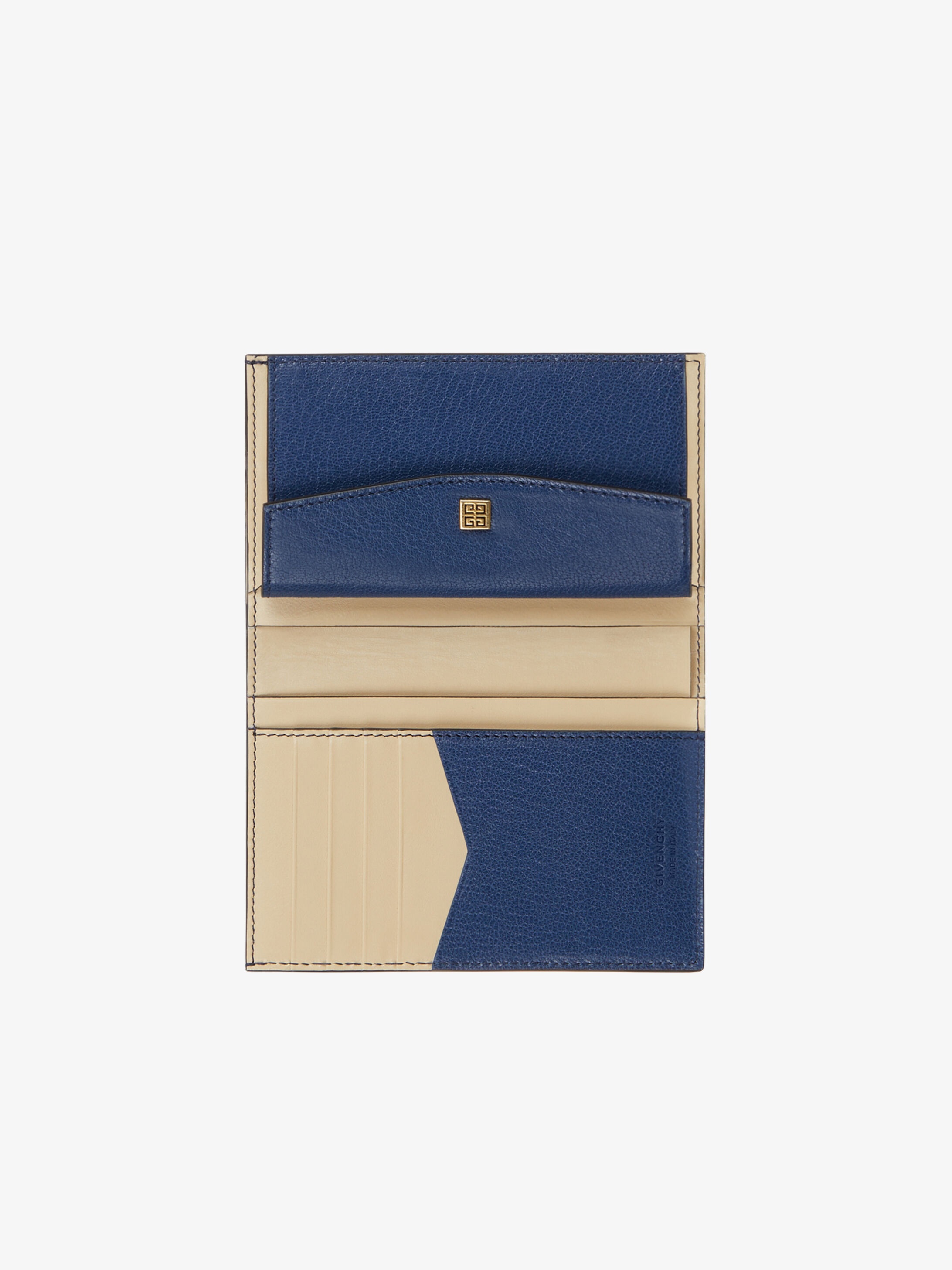 Two-toned GV3 wallet in leather - 4