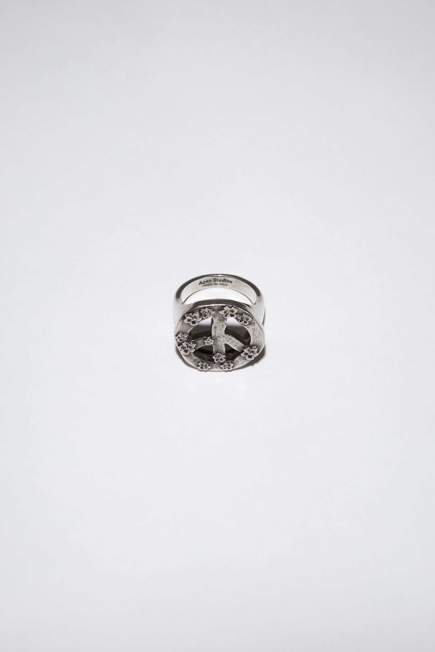 Peace sign ring - Antique Silver - 1