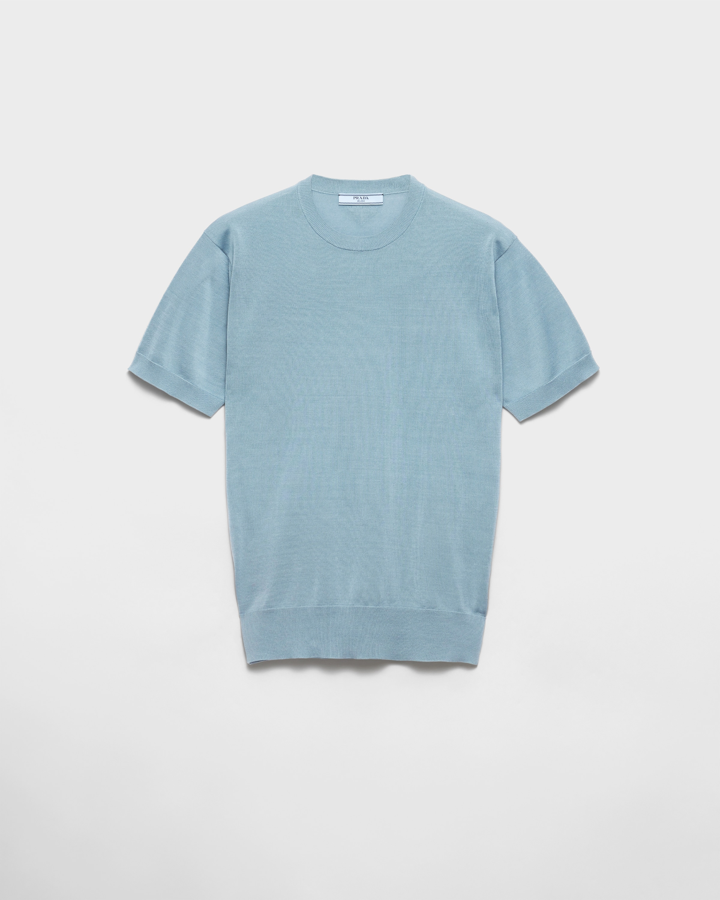Cotton crew-neck sweater - 1