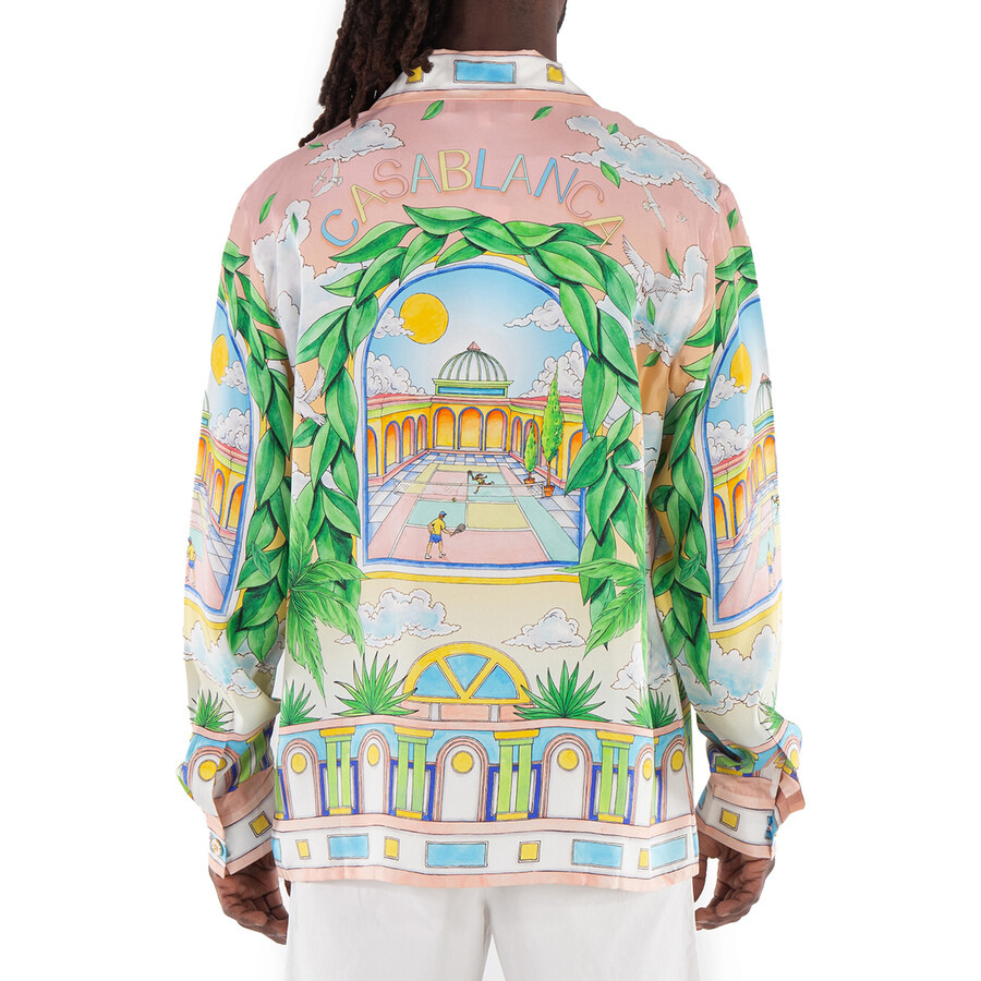 Casablanca Men's Paysage Ideal Silk Shirt - 3