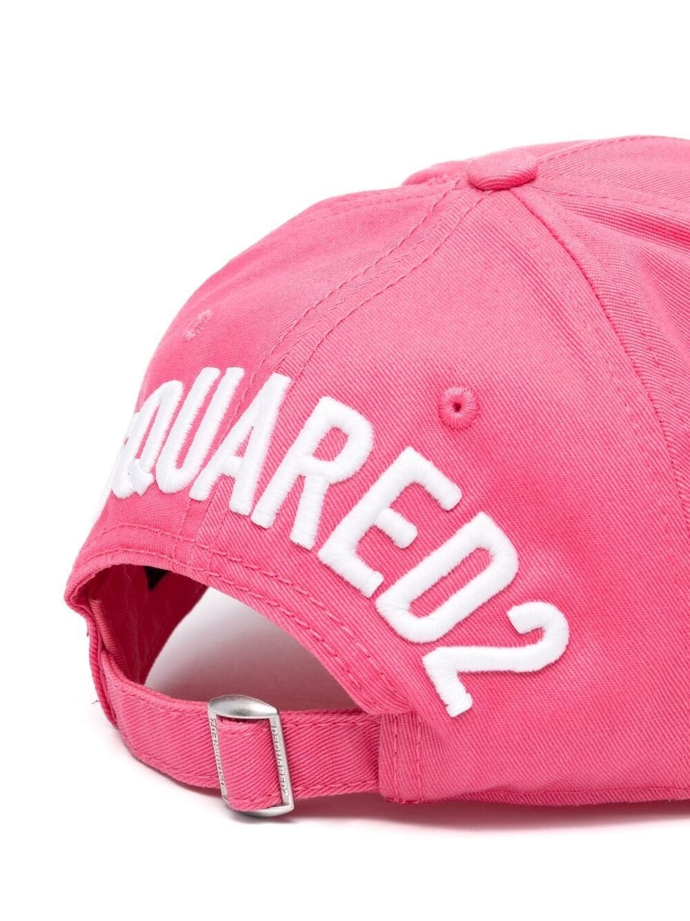 embroidered-logo six-panel cap - 2