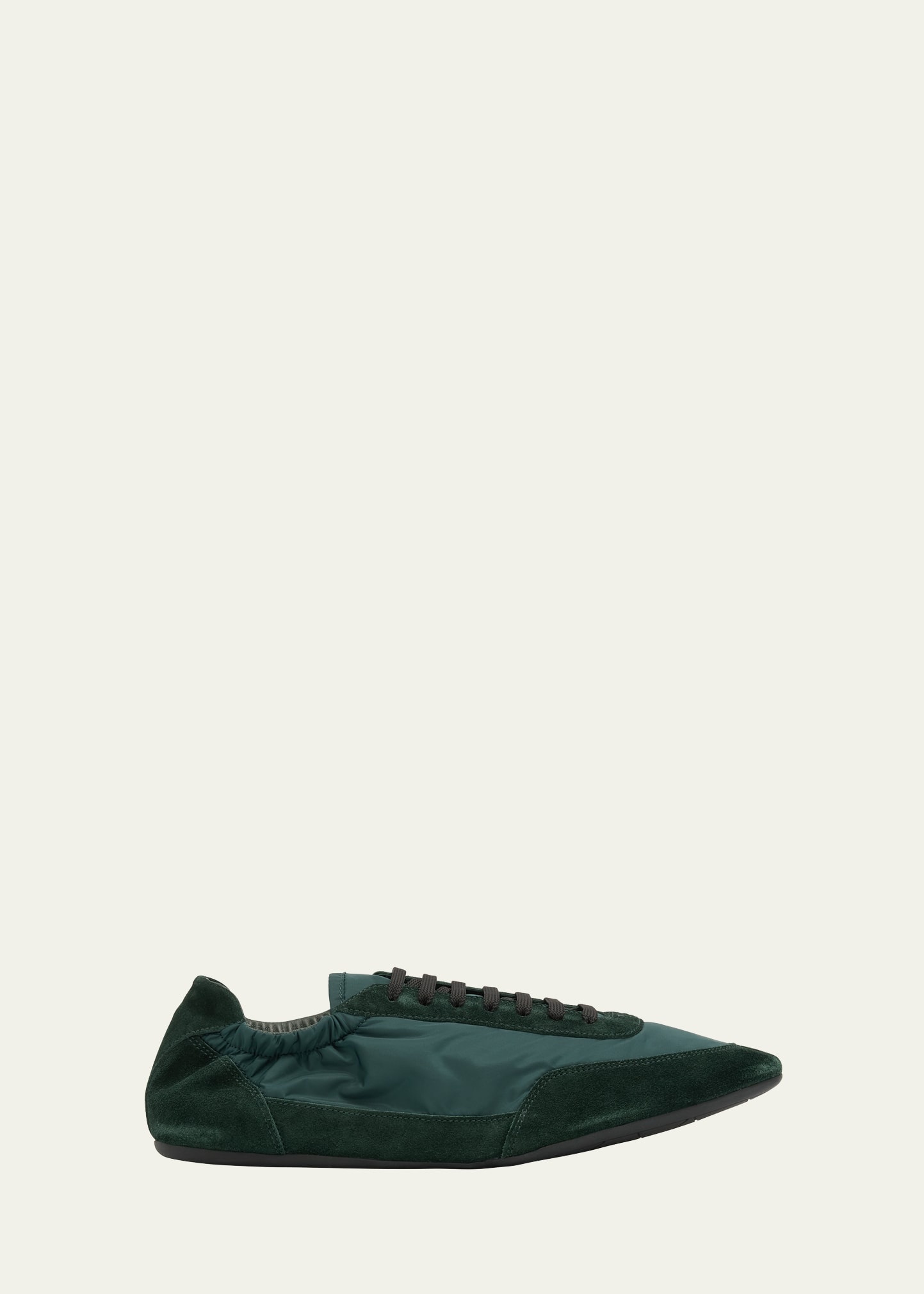 Men's Collapse Nylon and Suede Low-Top Sneakers - 1