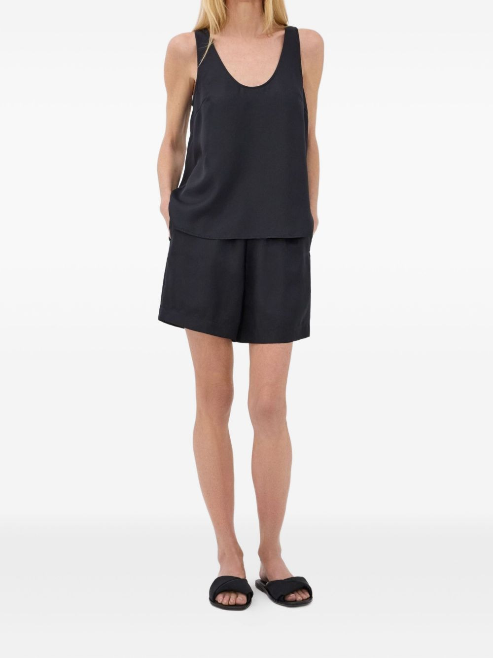 Arl elastic-waistband side-pocket shorts - 2