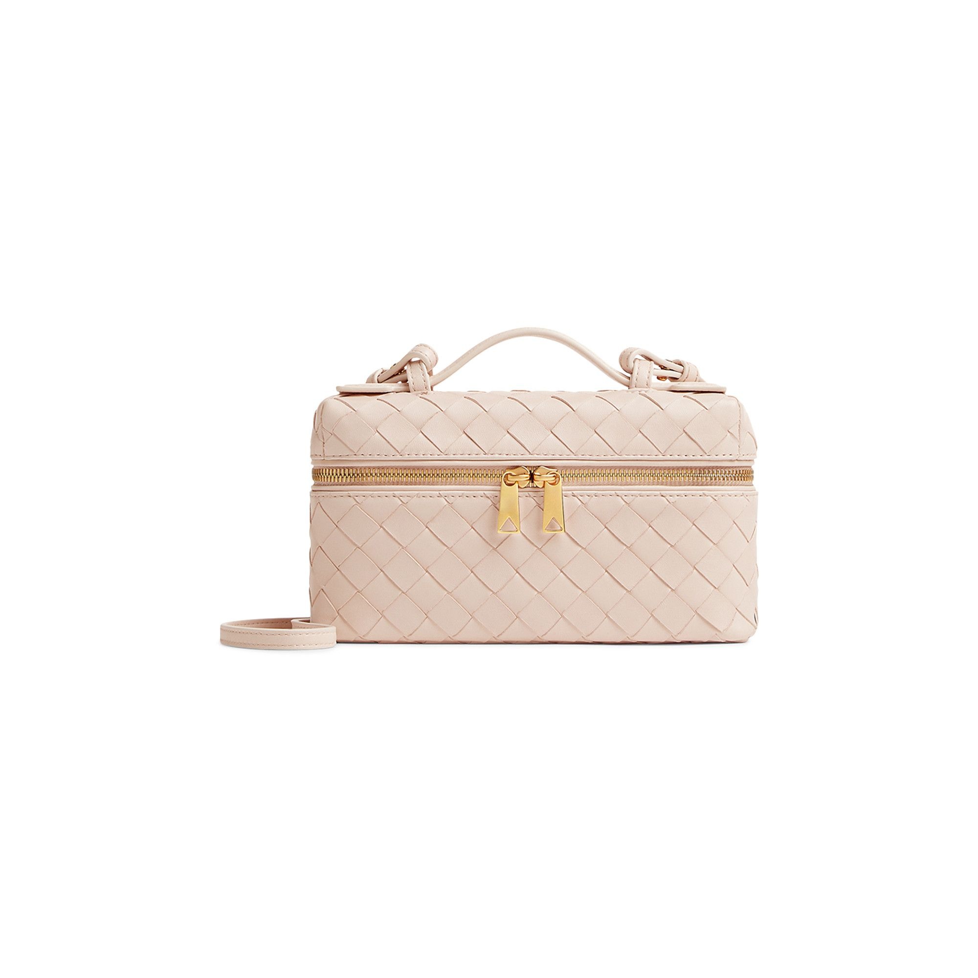 Bottega Veneta Bang Bang Vanity Case 'Cameo Gold' - 1