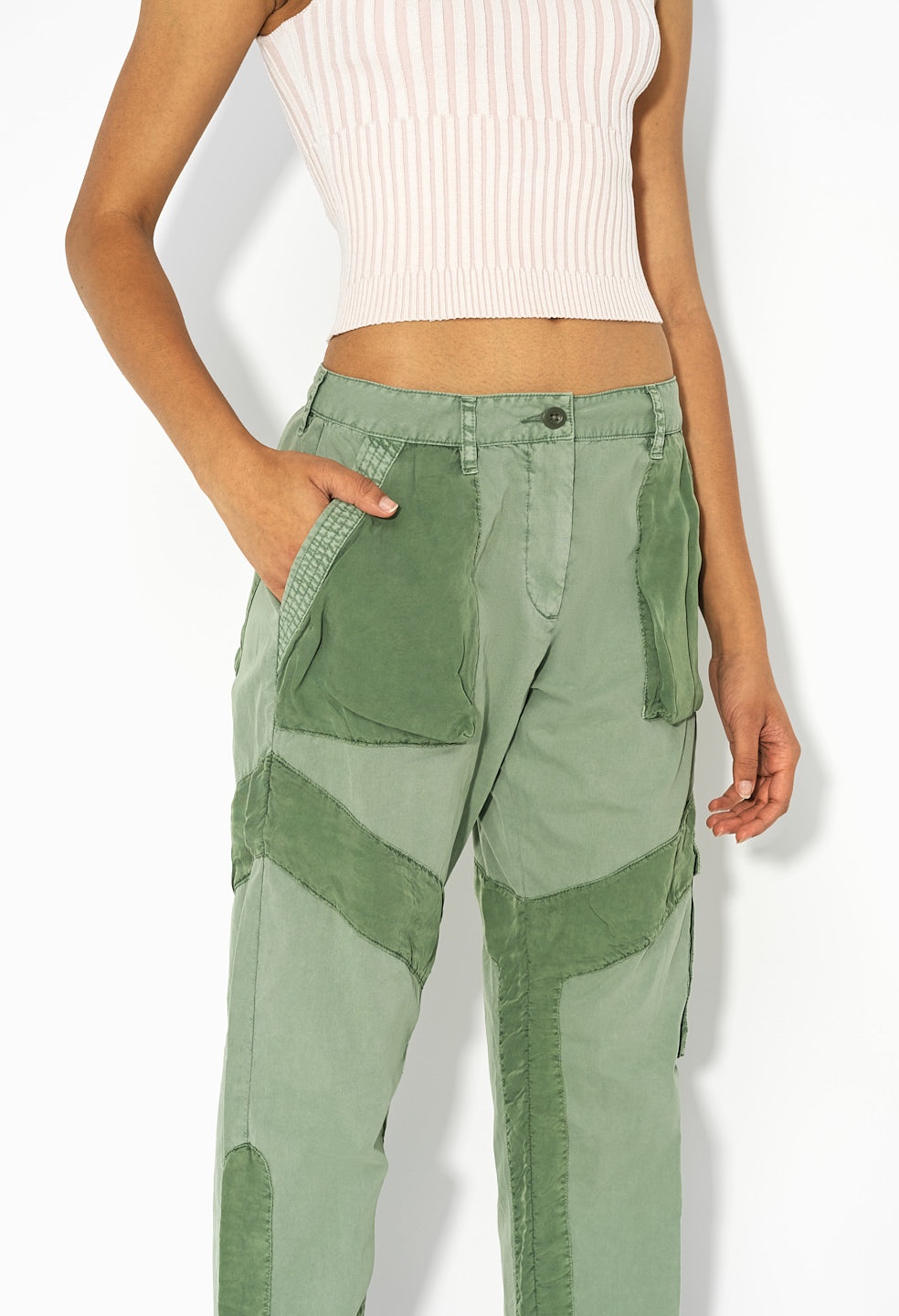 PANELED UTILITY PANT - 5