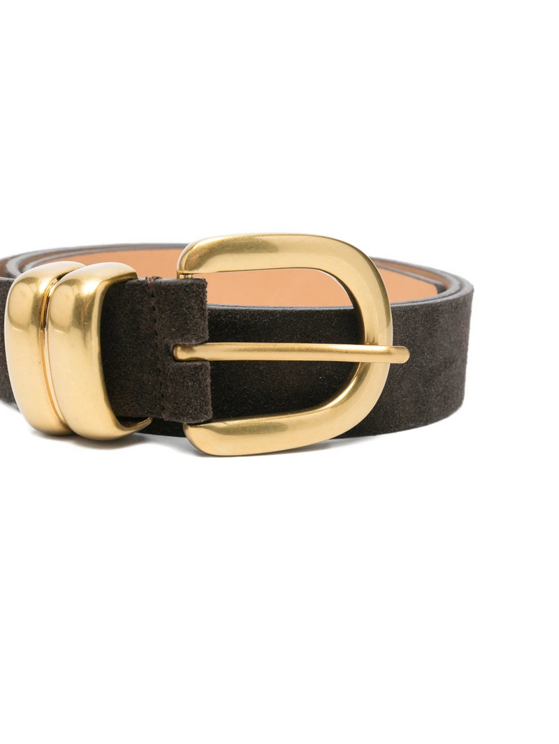 BY MALENE BIRGER By Malene Birger Zoira Suede-buckle Belt outlook