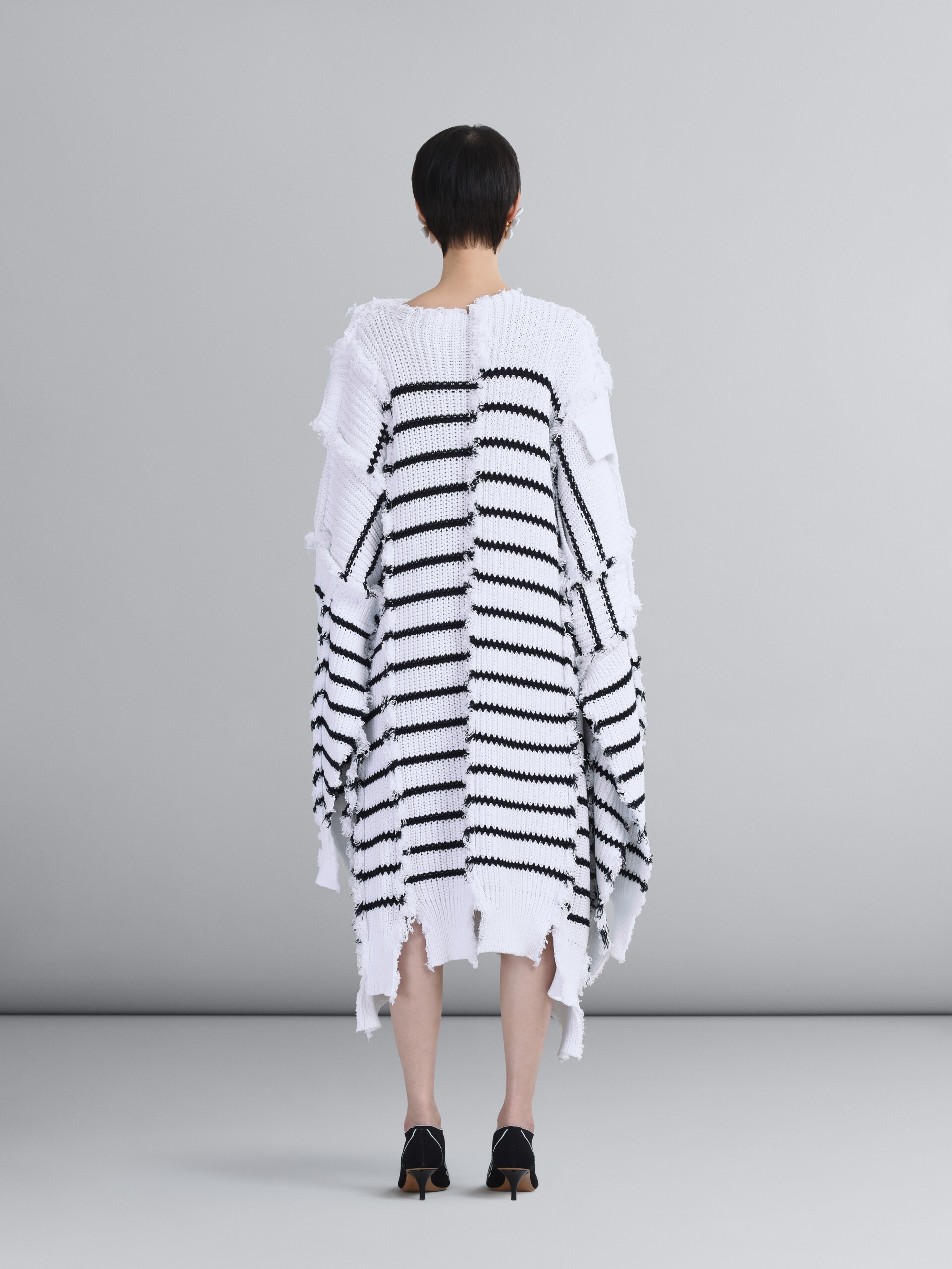 BRETON STRIPES COTTON CAPE - 3