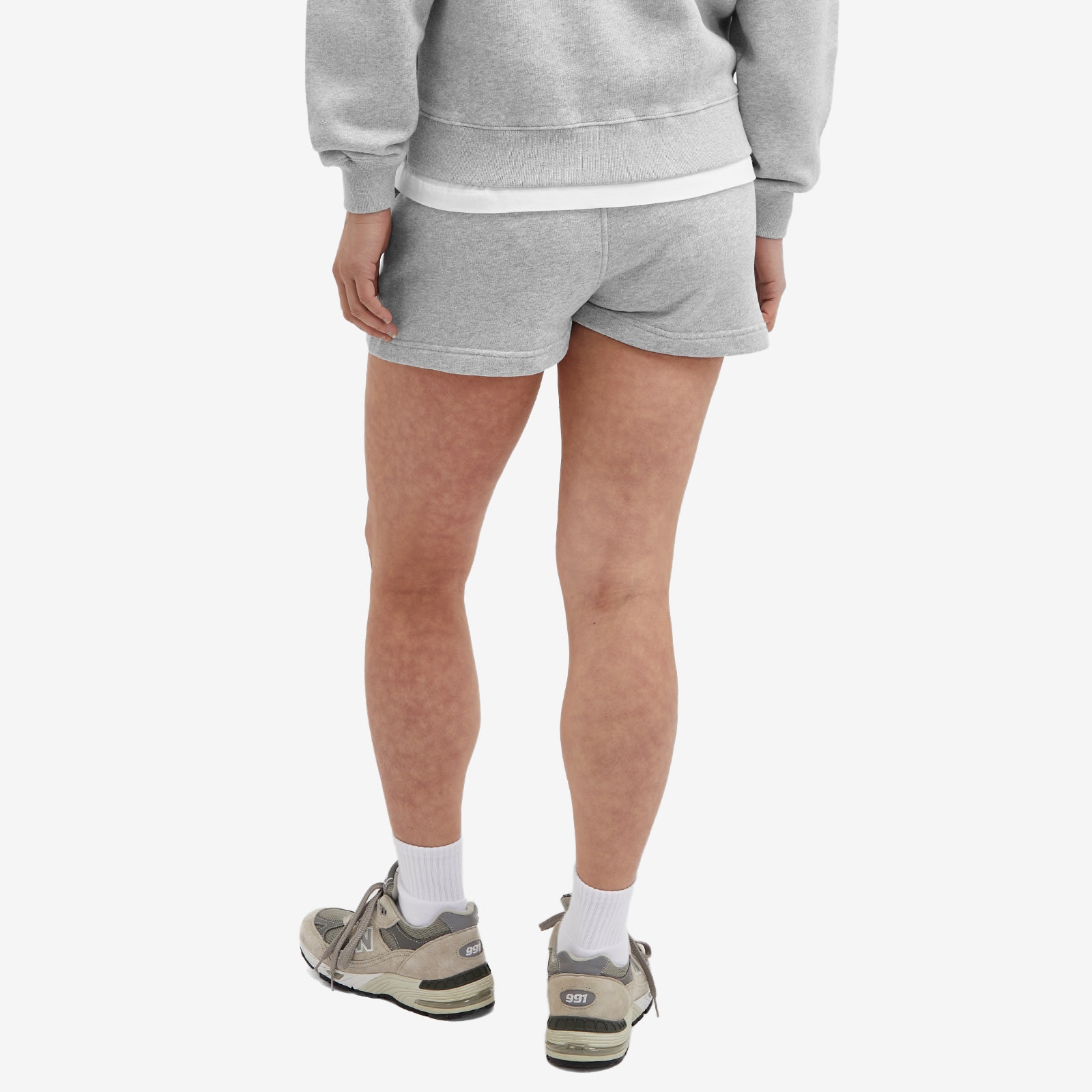 Maison Kitsune Handwriting Logo Regular Jog Shorts - 3