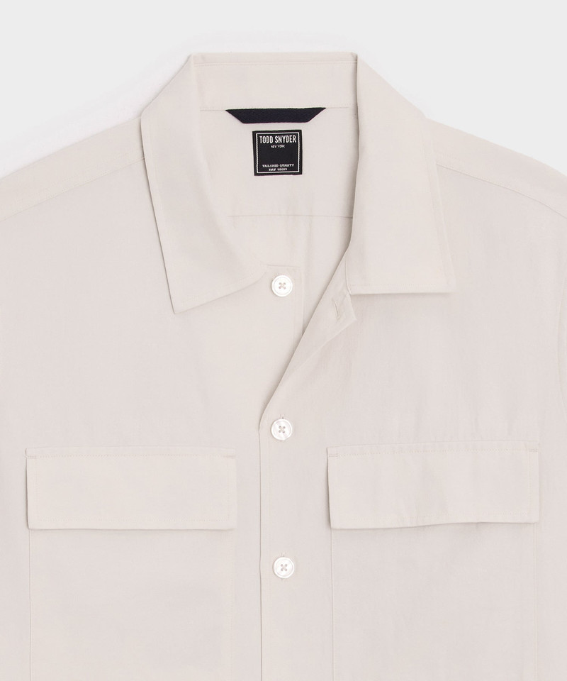 Relaxed Twill CPO Overshirt 6