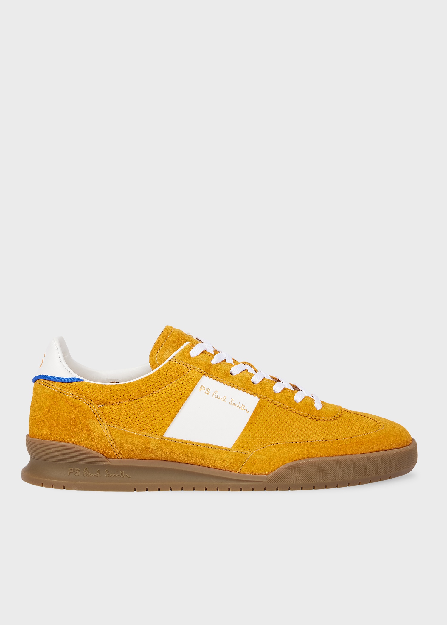Yellow Ochre Suede 'Dover' Trainers - 1