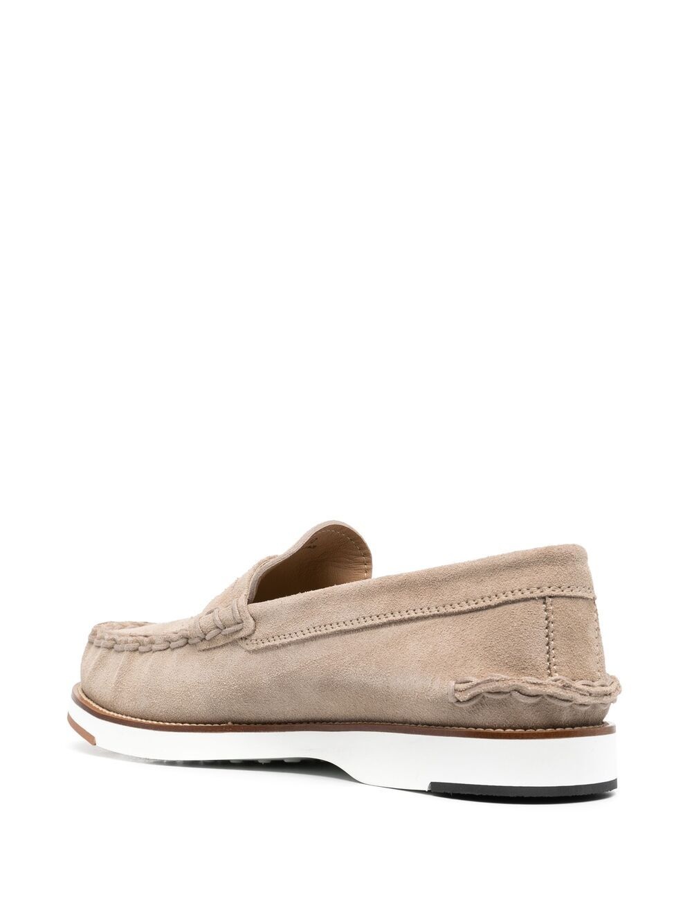 penny-bar suede loafers - 3