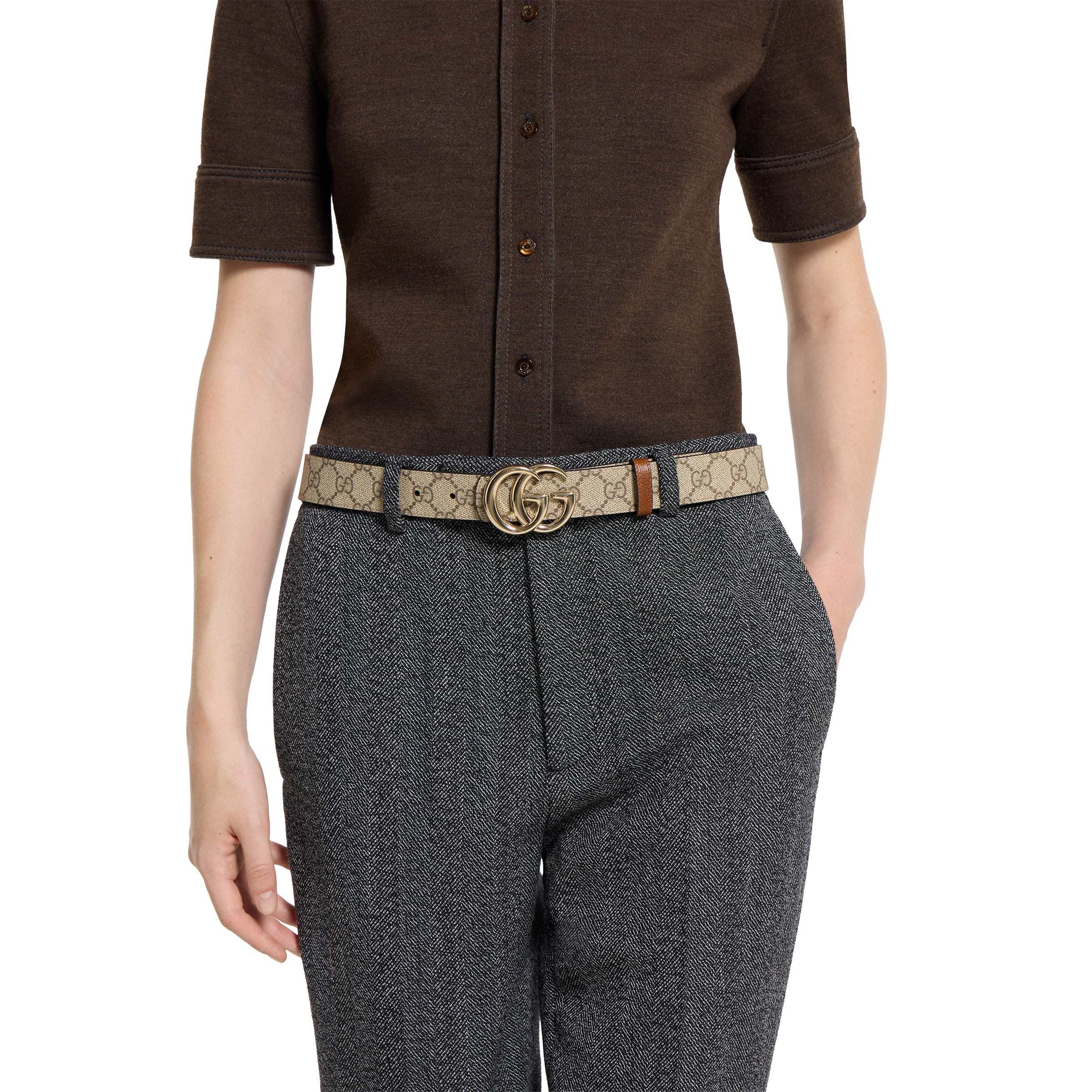 Reversible GG Marmont belt - 3