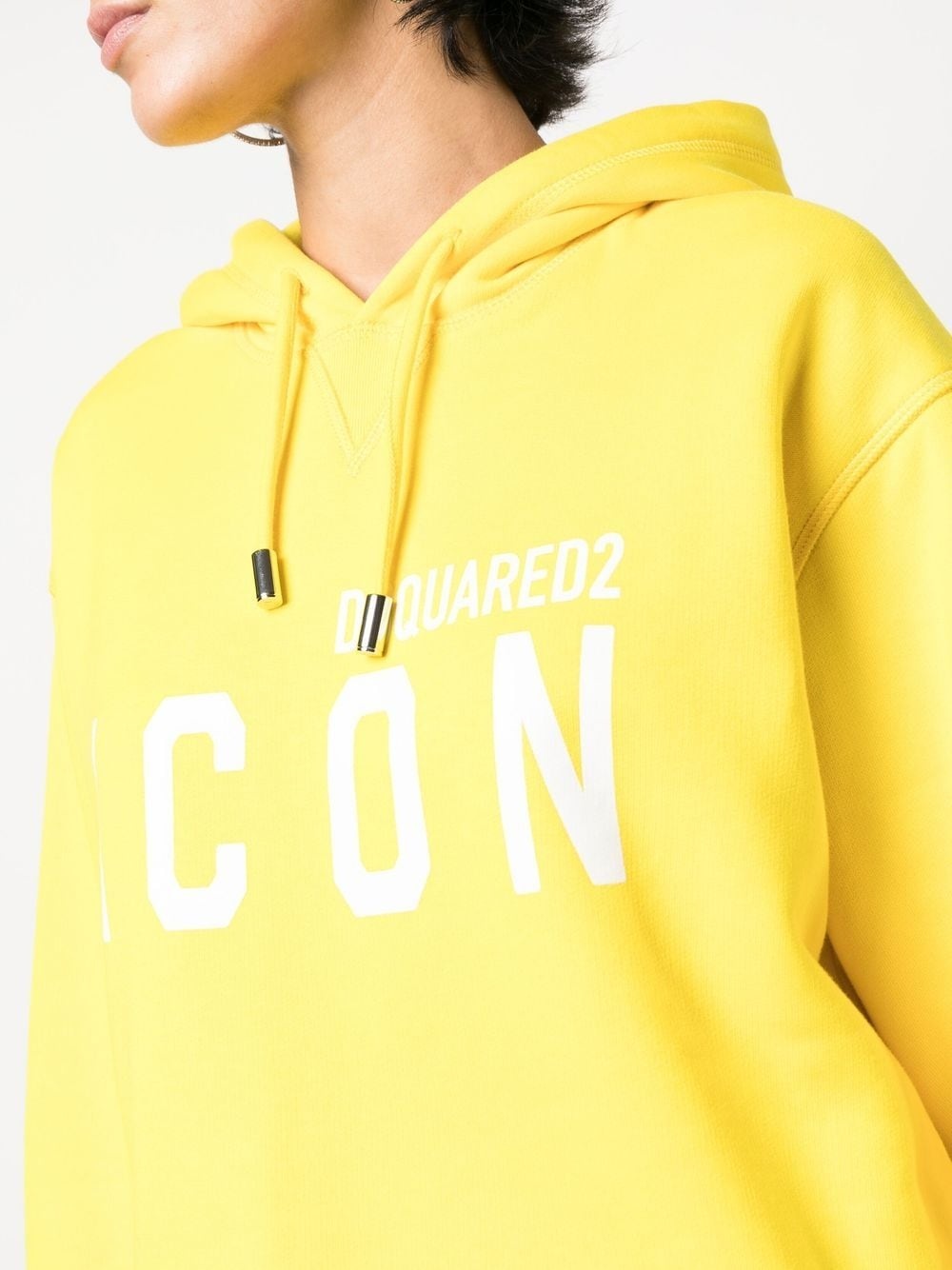 logo-print drawstring hoodie - 5