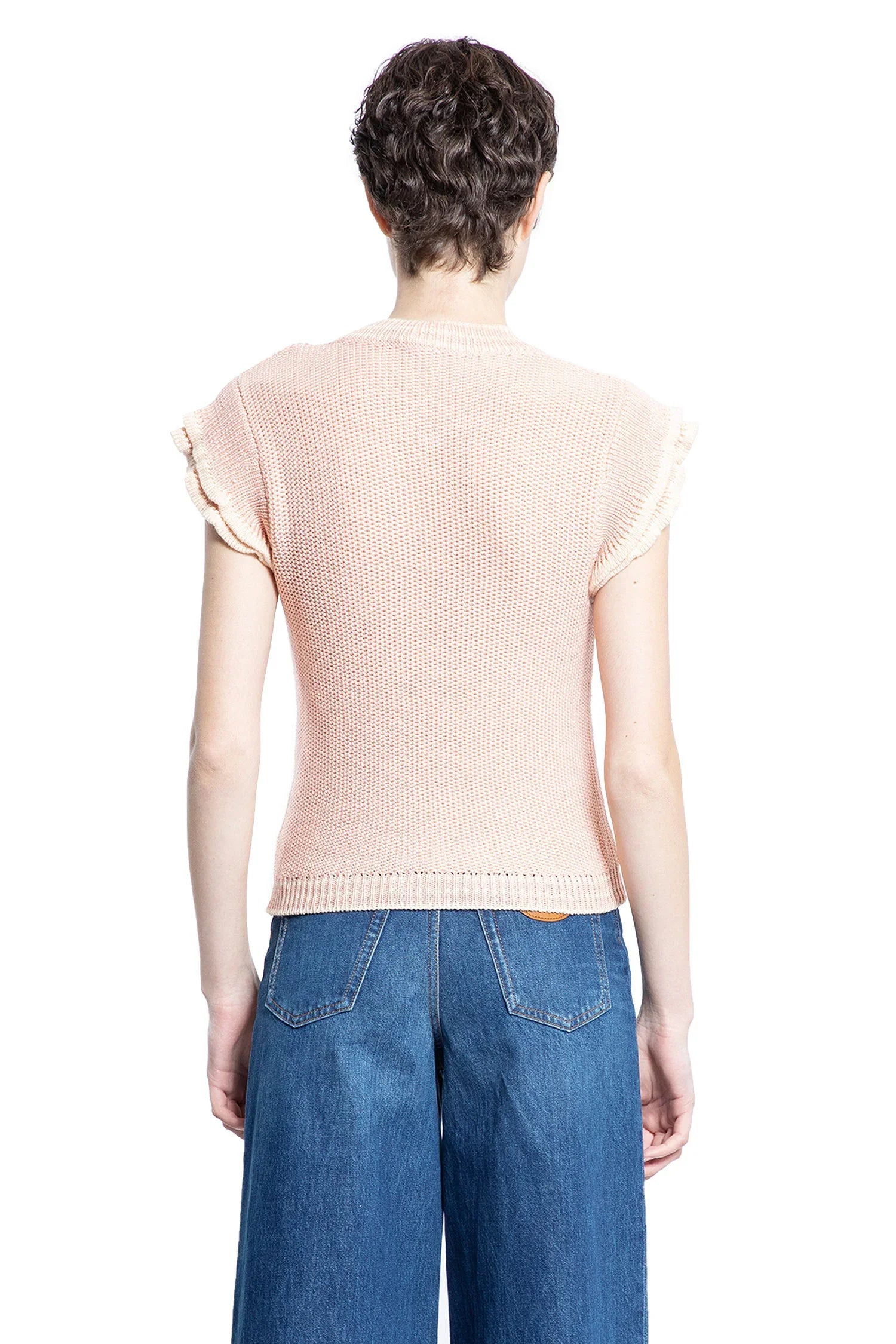 Short-Sleeve-Knit-Top-In-Wool - 4